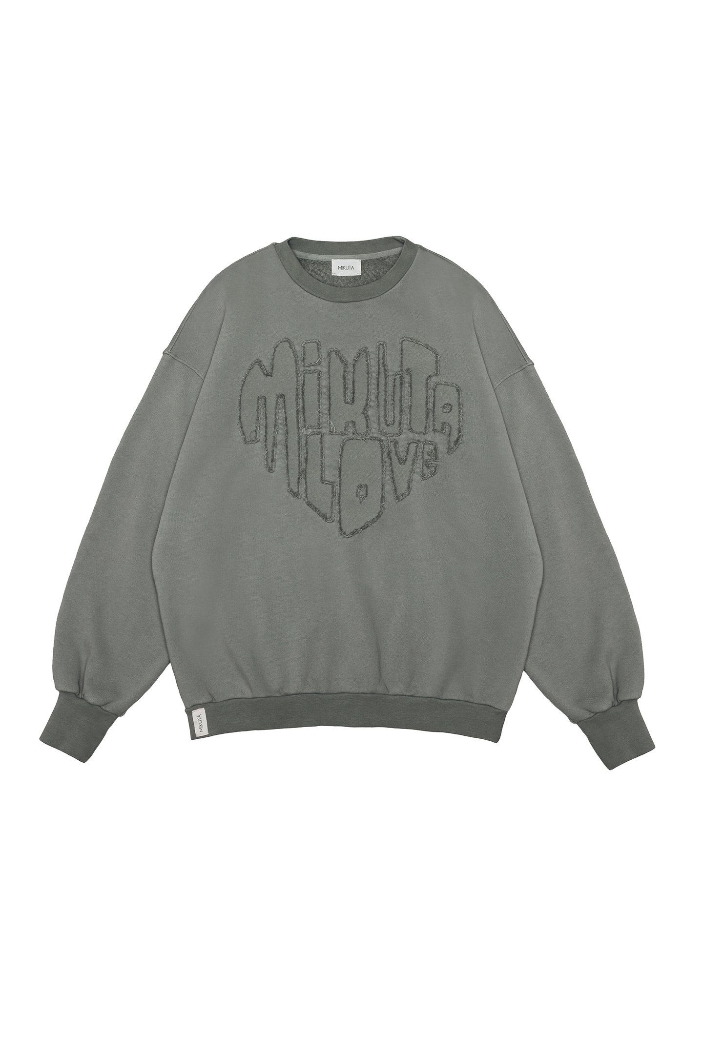 THE GREEN FADED LOVE RELAXED SWEATER 1