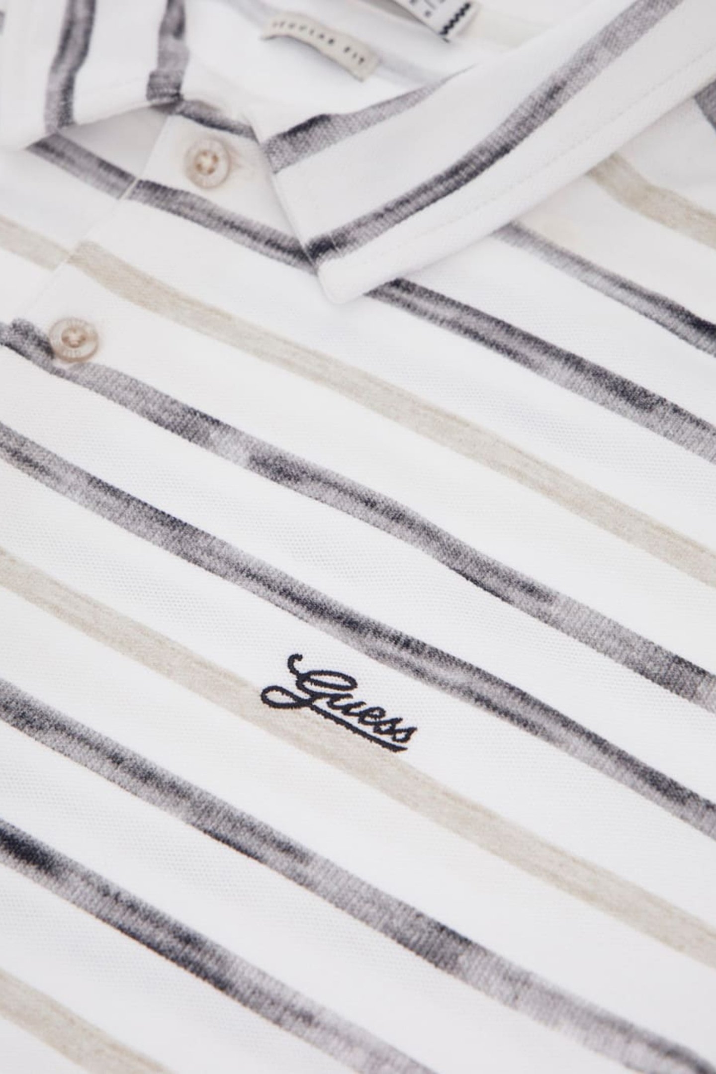 PRINTED STRIPES SS P WHITE/SMART BLUE/IMP 7