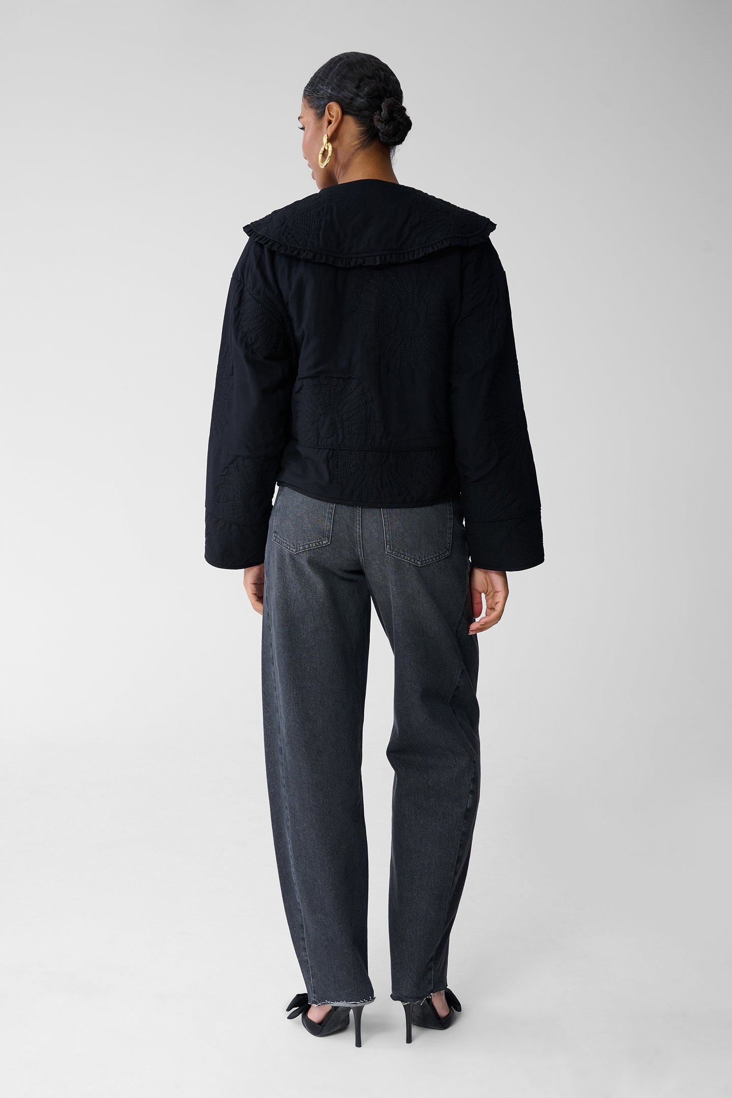 LA-SBQUILTED SUN JACKET BLACK 3