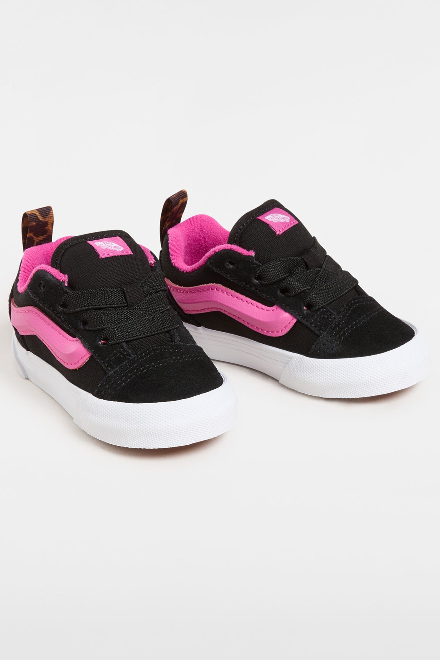 TODDLER KNU SKOOL ELASTIC LACE LEOPARD POP BLACK/MULTI 2