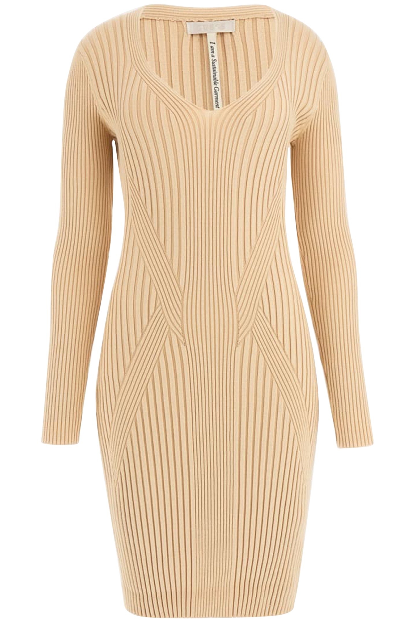 ES ISABELLA LS DRESS TRAVERTINE SAND MULT 4