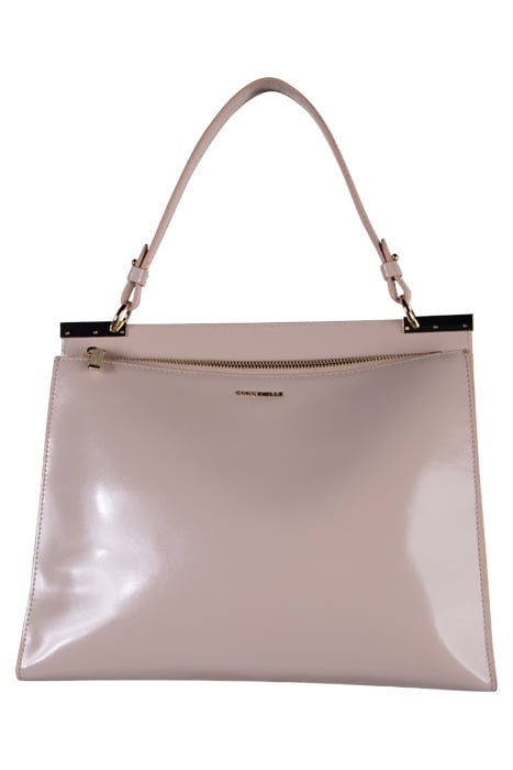 SHINY LEATHER SATCHEL BAG 5