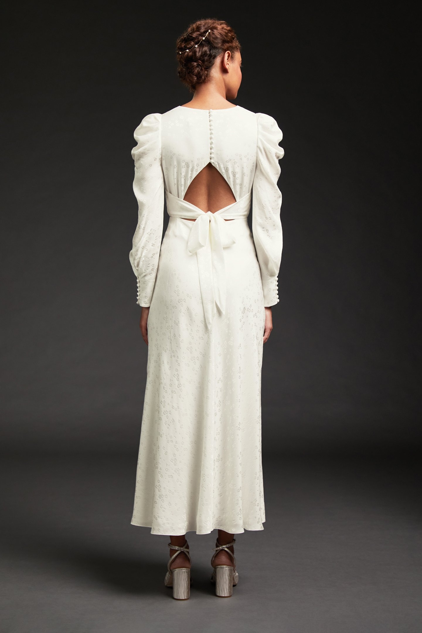 DR ROSE - V NECK BRIDAL IVORY 3