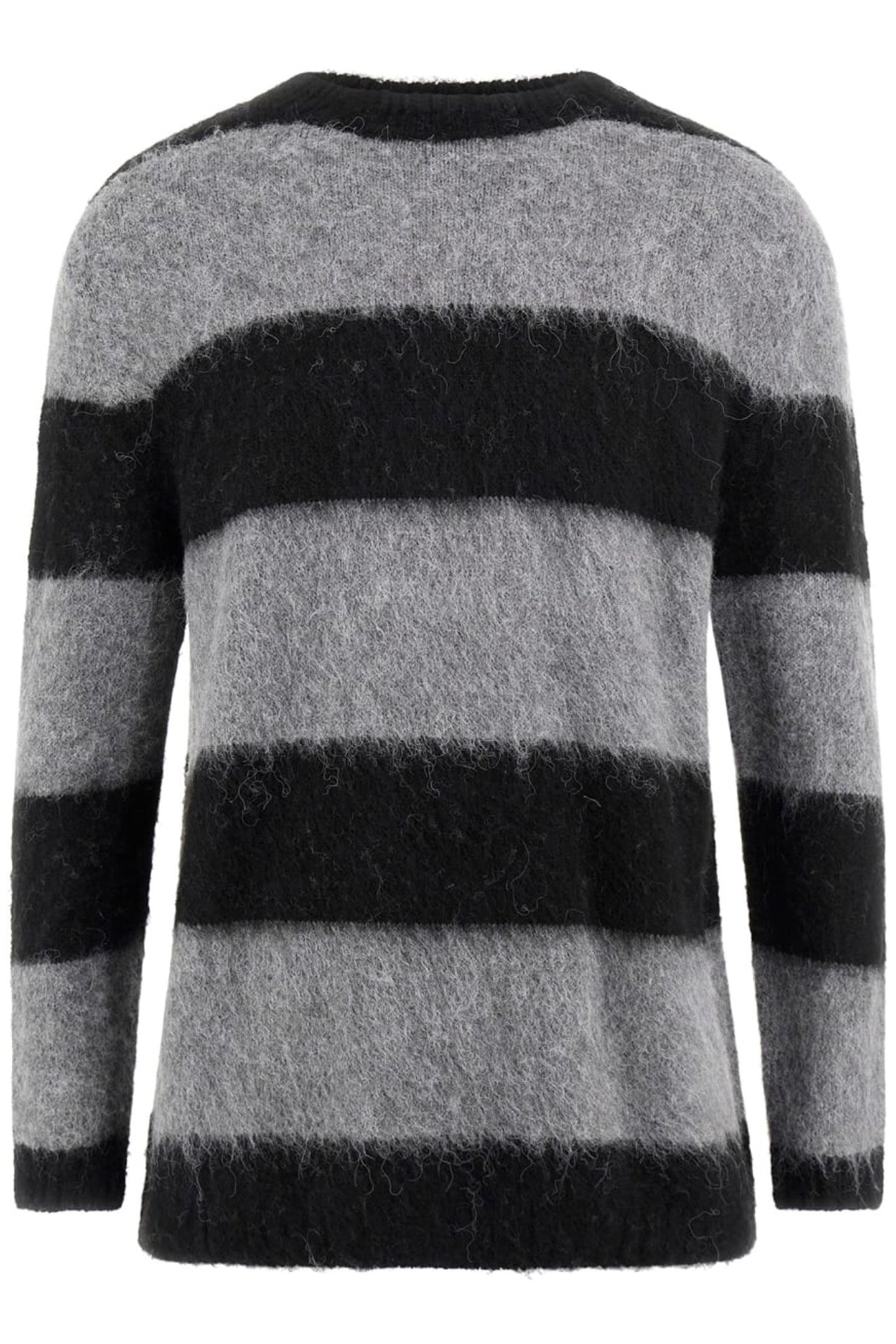 SKYE LS CN MAXI PULL BLACK AND DARK MELAN 4