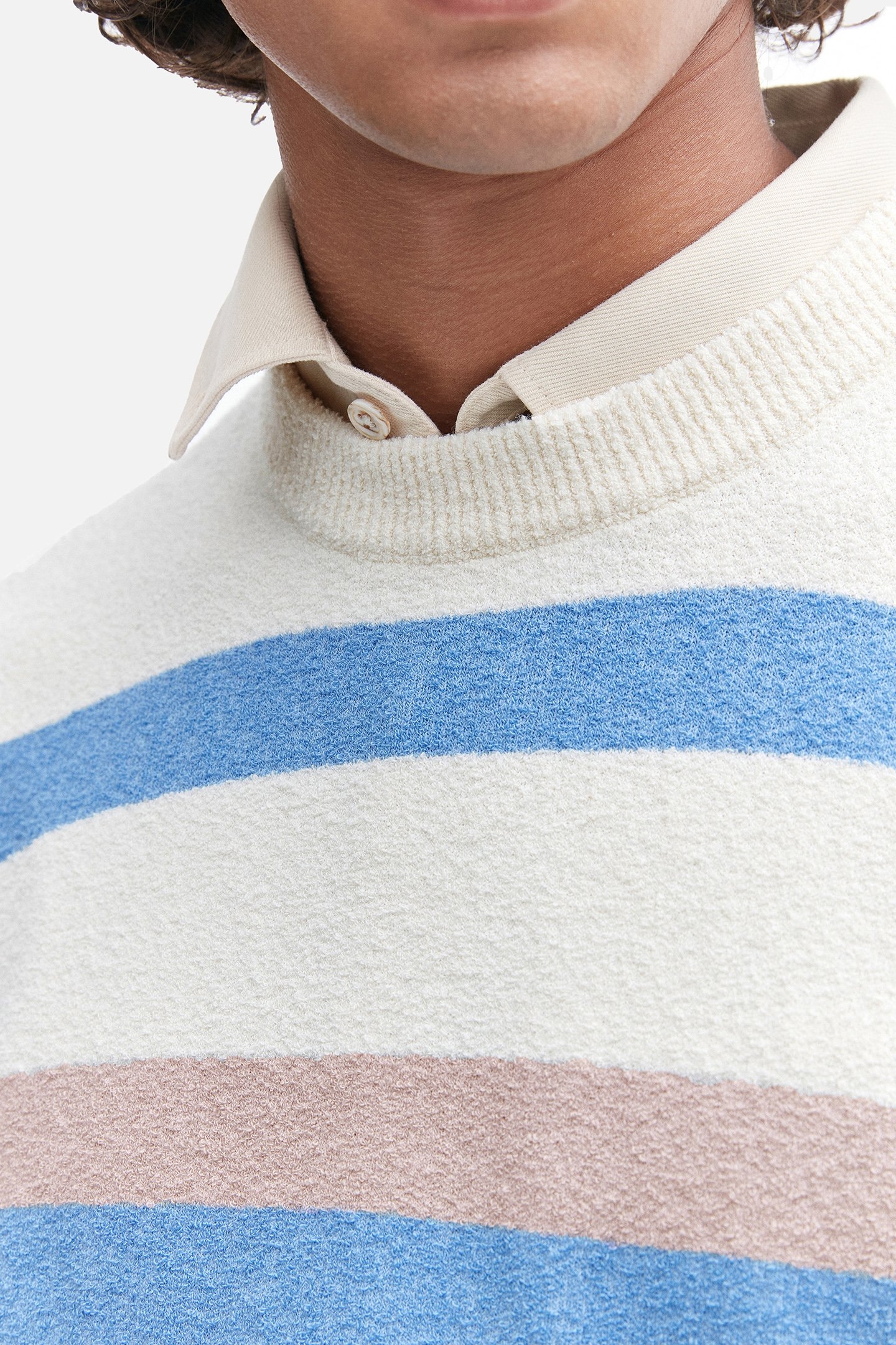 KOVER KNITWEAR OFF WHITE BLUE 6