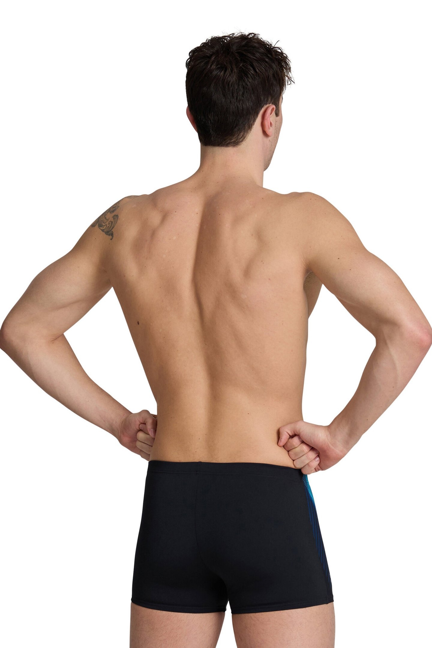 MEN'S ARENA UNDERWATER SWIM SHORT BLACK MULTI BLACK 2