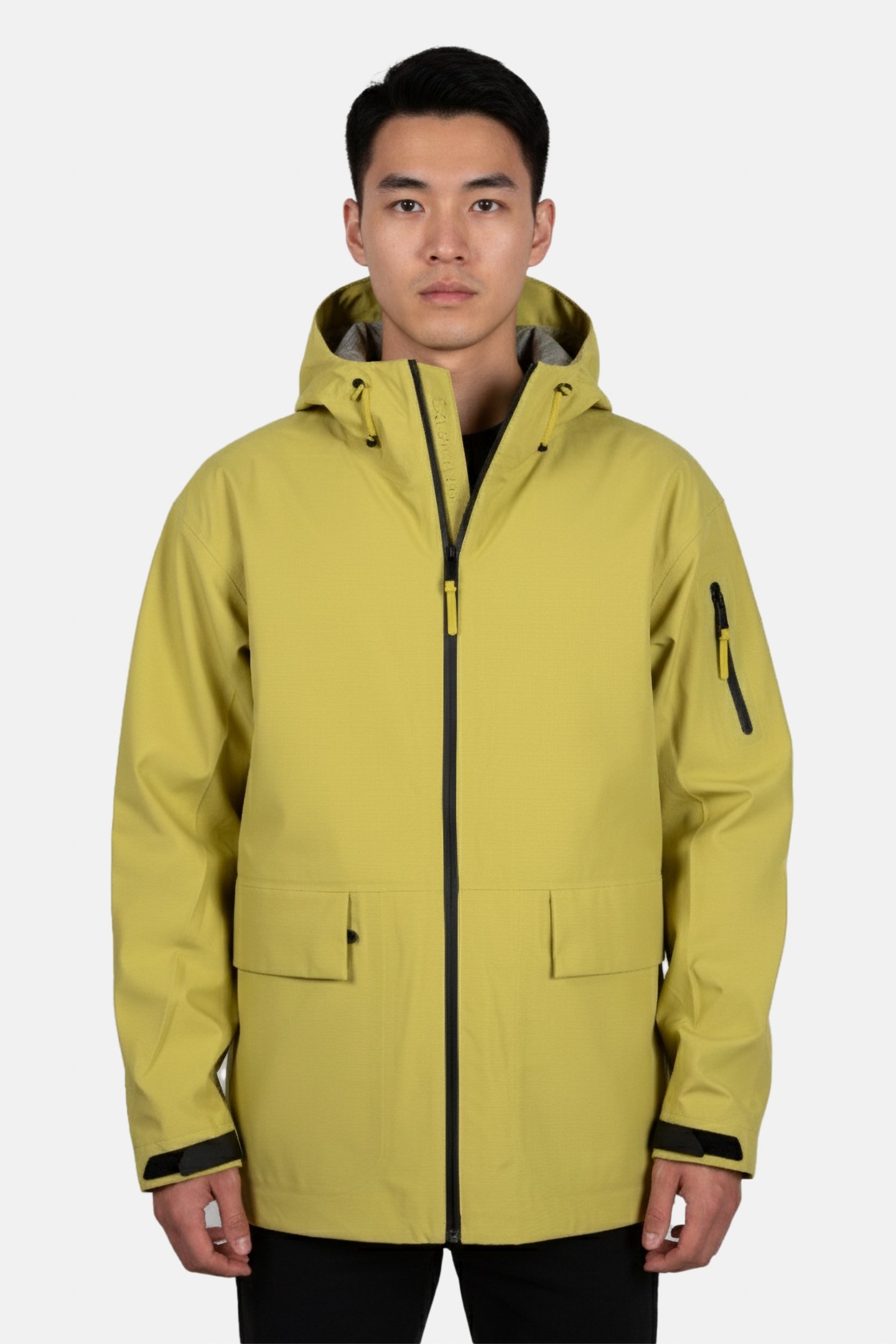 LS NYLON OXFORD RELAXED JACKET SPANISH LIME 1