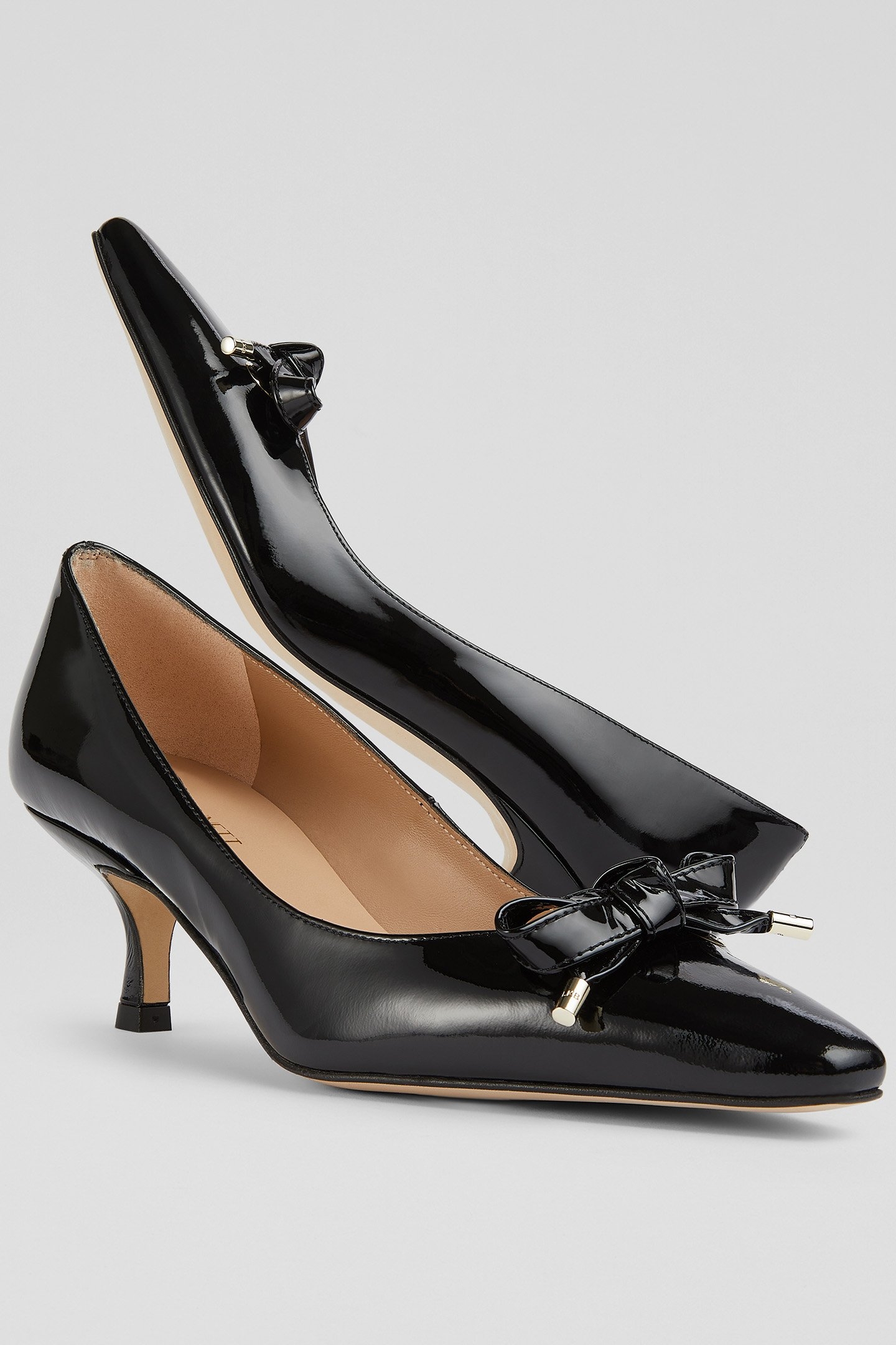 CC ALMA EYELET BOW COURT BLACK 3