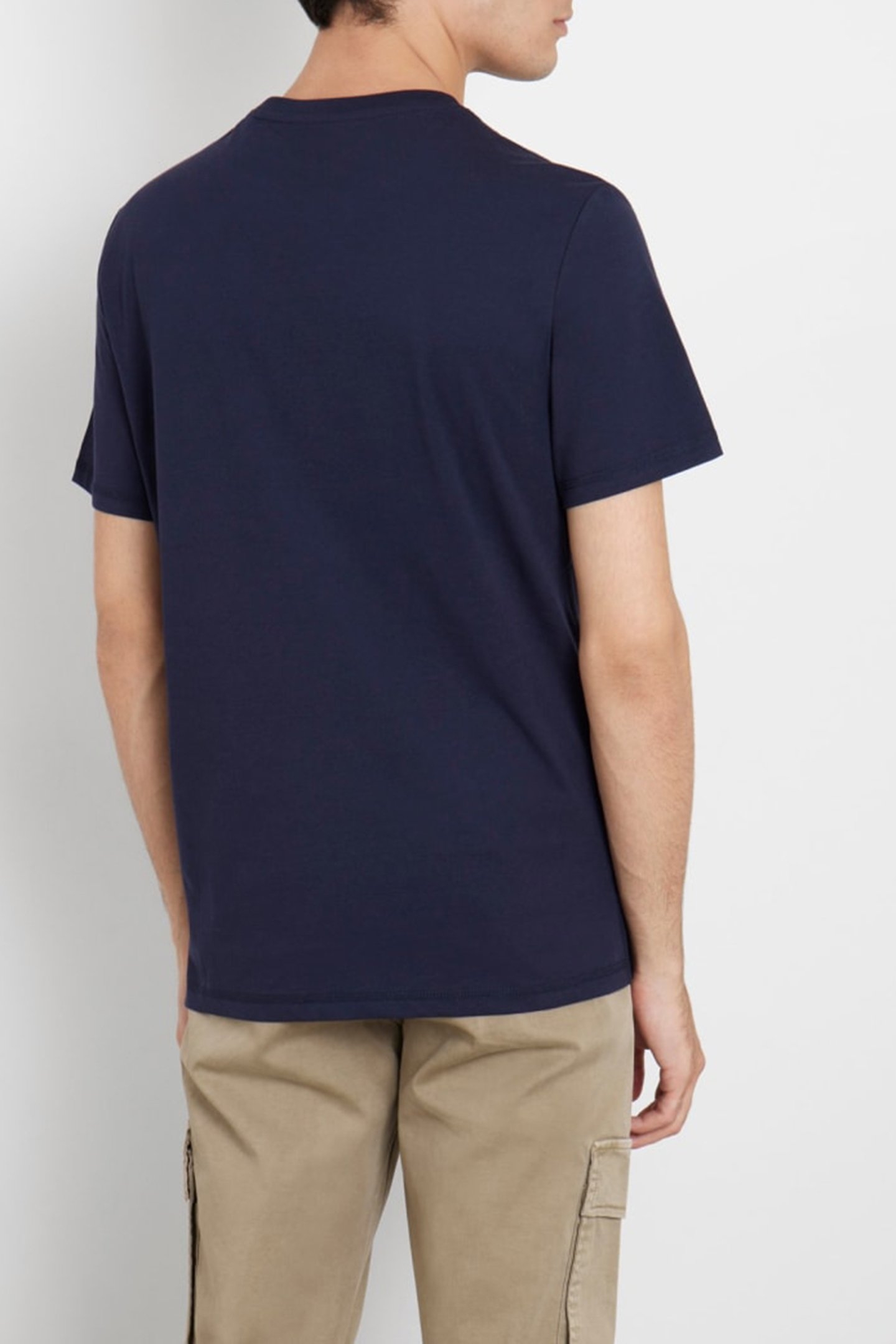 SS CN GUESS LOGO TEE SMART BLUE 2