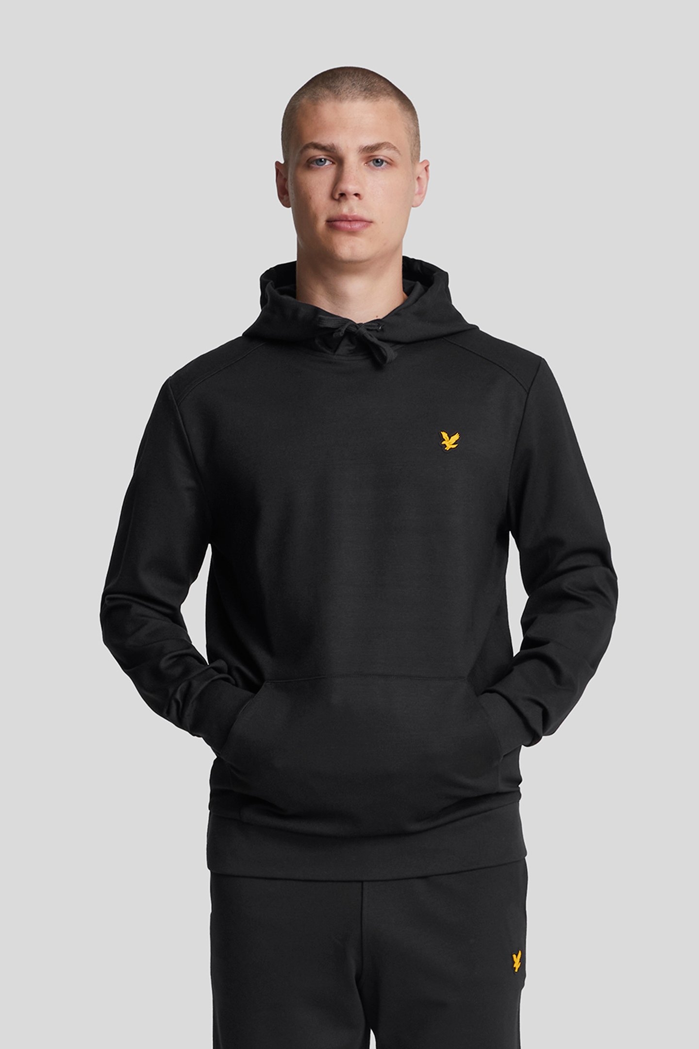 FLY FLEECE HOODIE JET BLACK 1