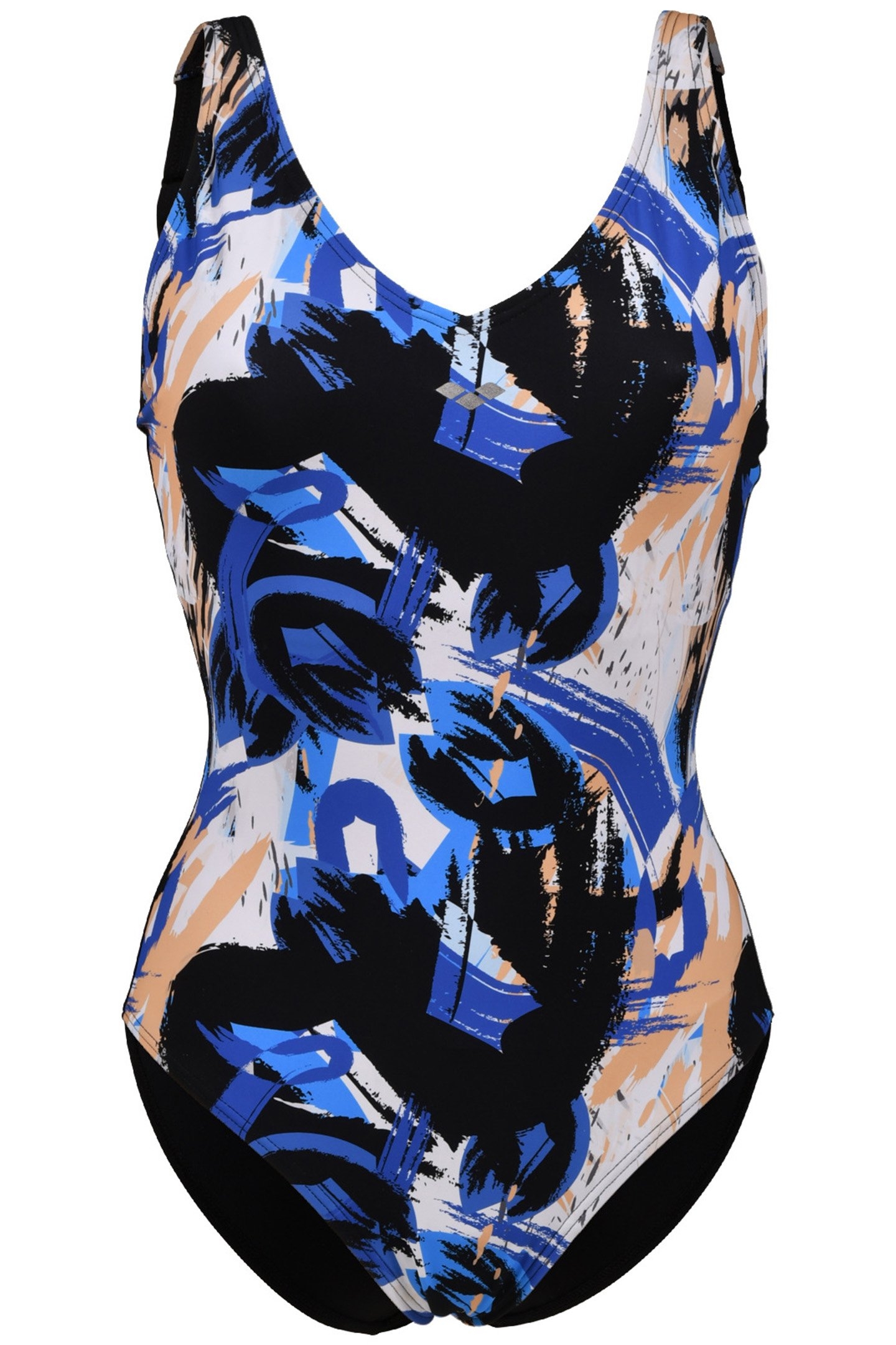 WOMEN'S BODYLIFT PAMELA SWIMSUIT LIGHTCR BLACK BLACK MULTI 4