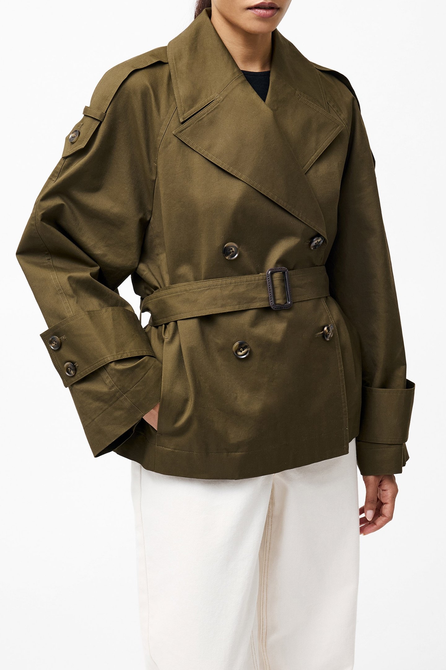 DENBY TRENCH COAT KHAKI 1