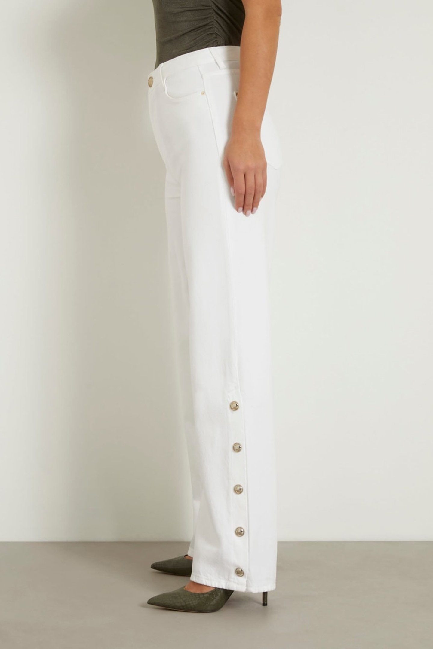 PAZ WIDE LEG PURE WHITE 7