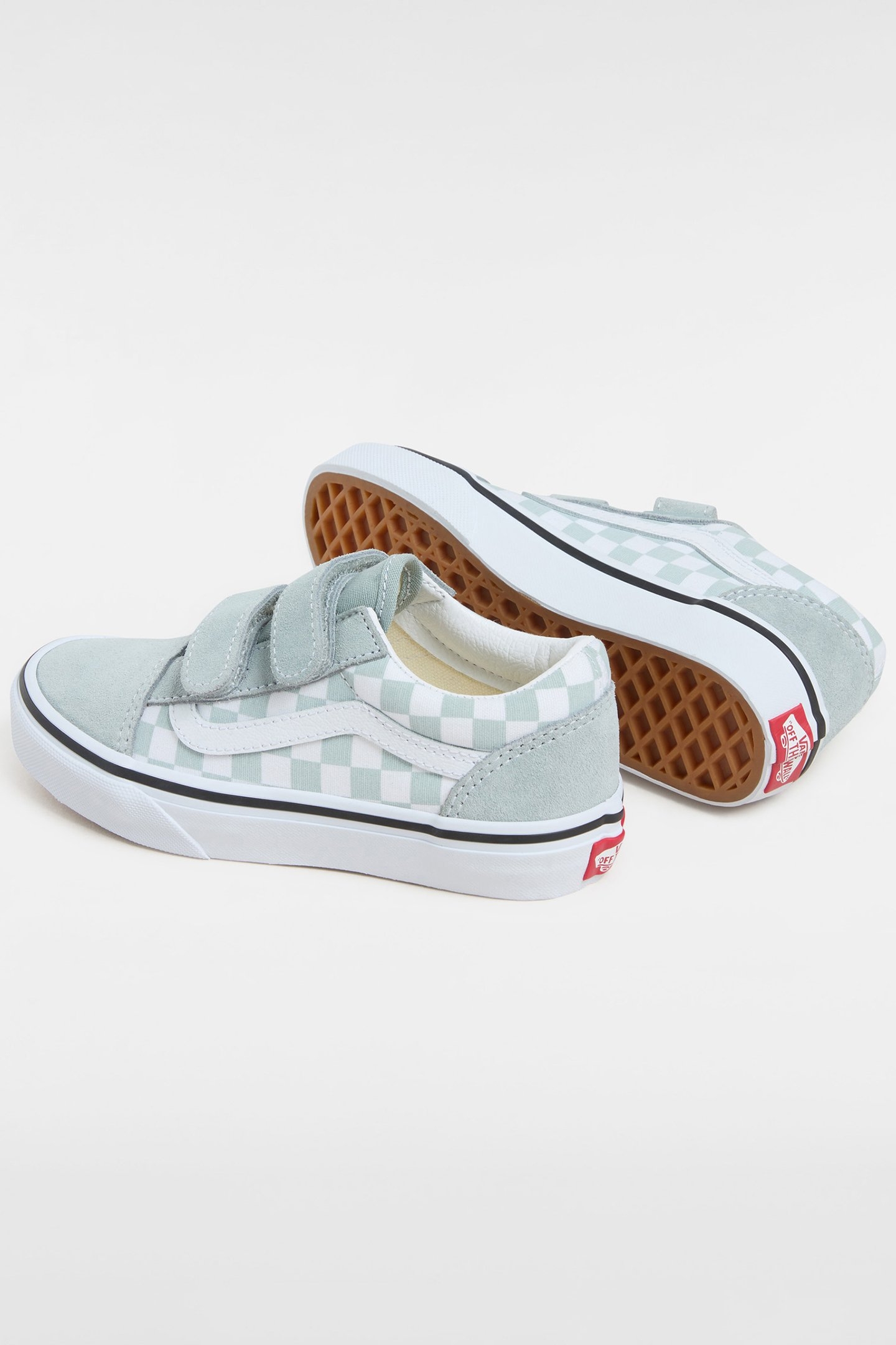 YOUTH UNISEX OLD SKOOL CHECKERBOARD PURE GREY 3