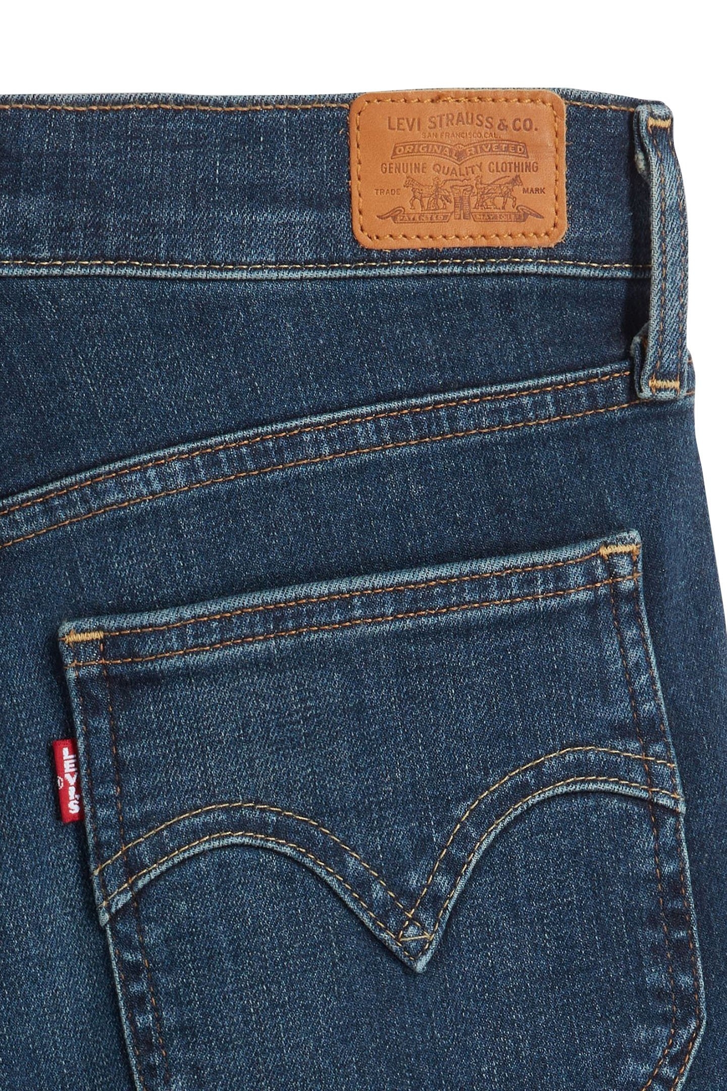 RETRO HIGH SKINNY JEANS DARK INDIGO 8