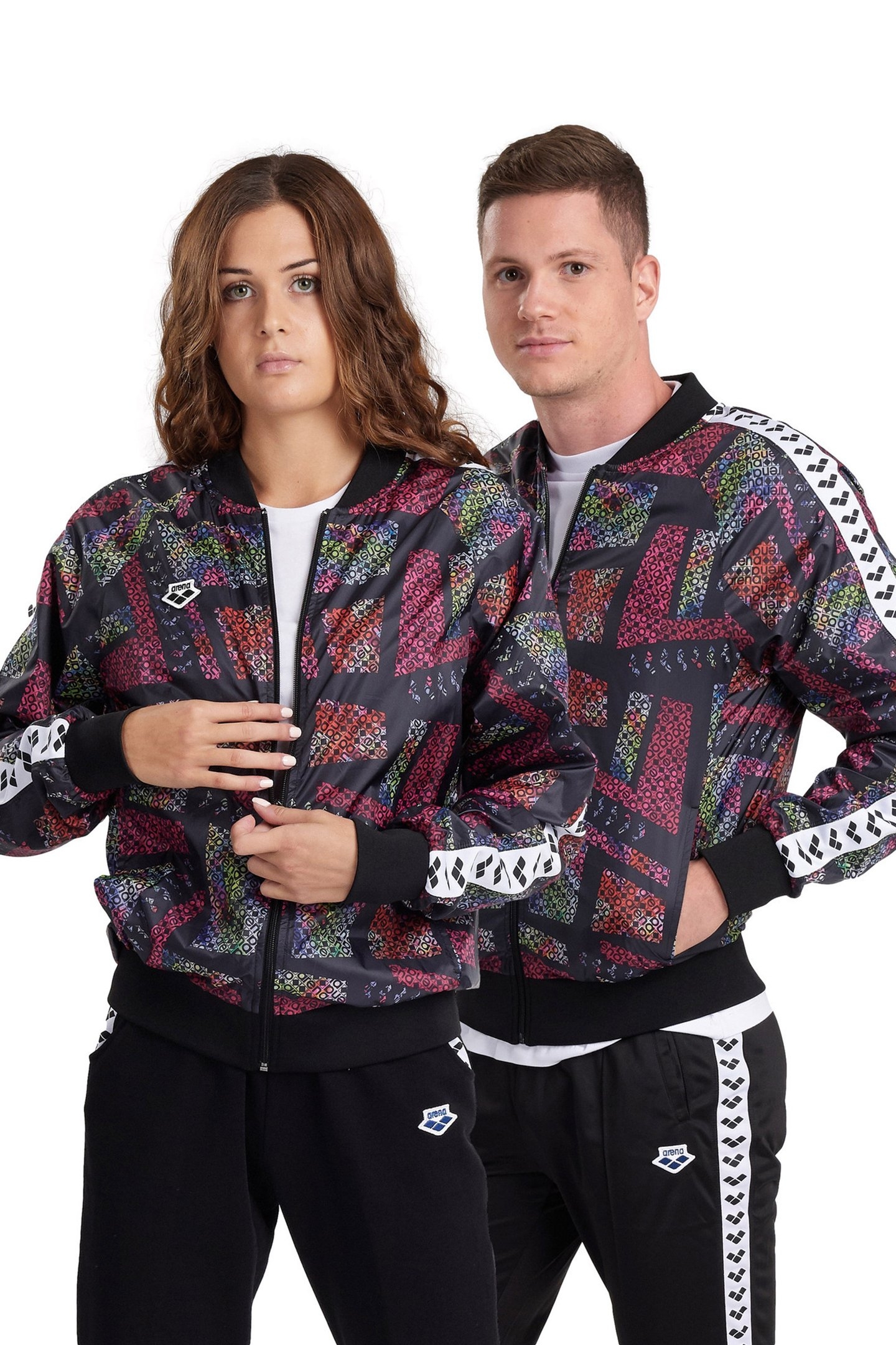 RELAX IV TEAM JACKET POLY MULTI DIAMONDS BLACK 6