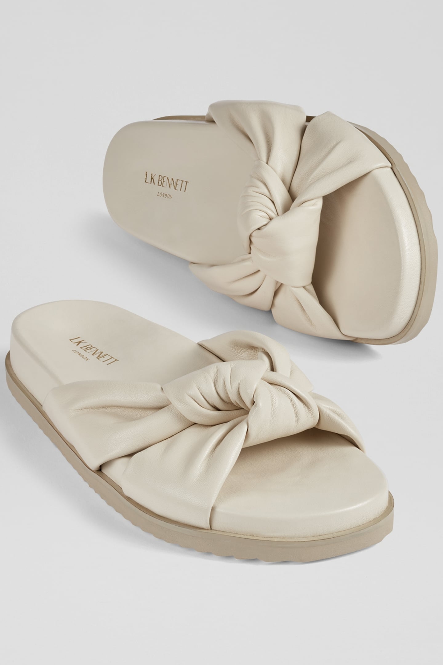 FS VALENCIA LEATHER KNOT ECRU 3