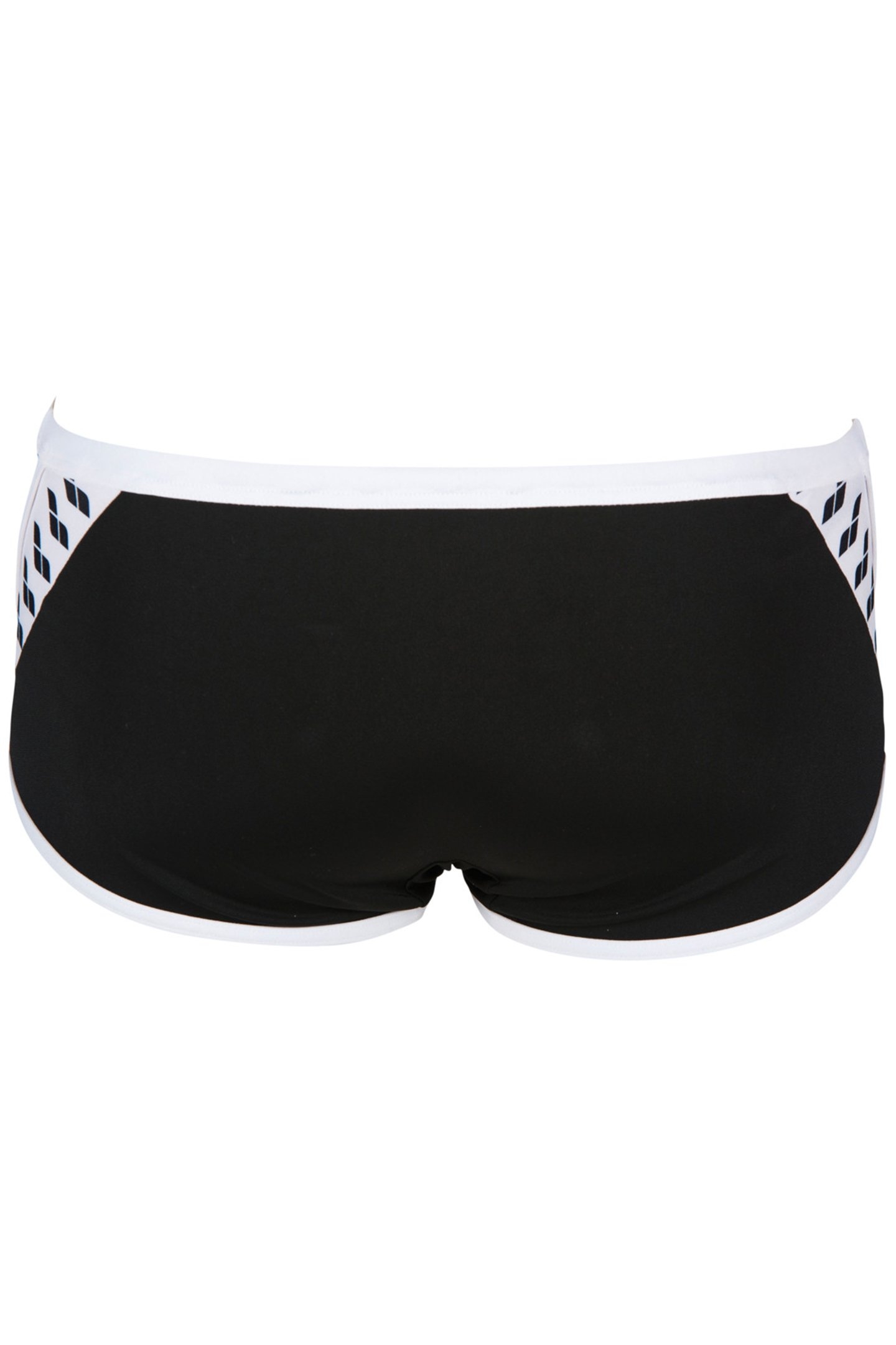 M TEAM STRIPE LOW WAIST SHORT BLACK WHITE 4