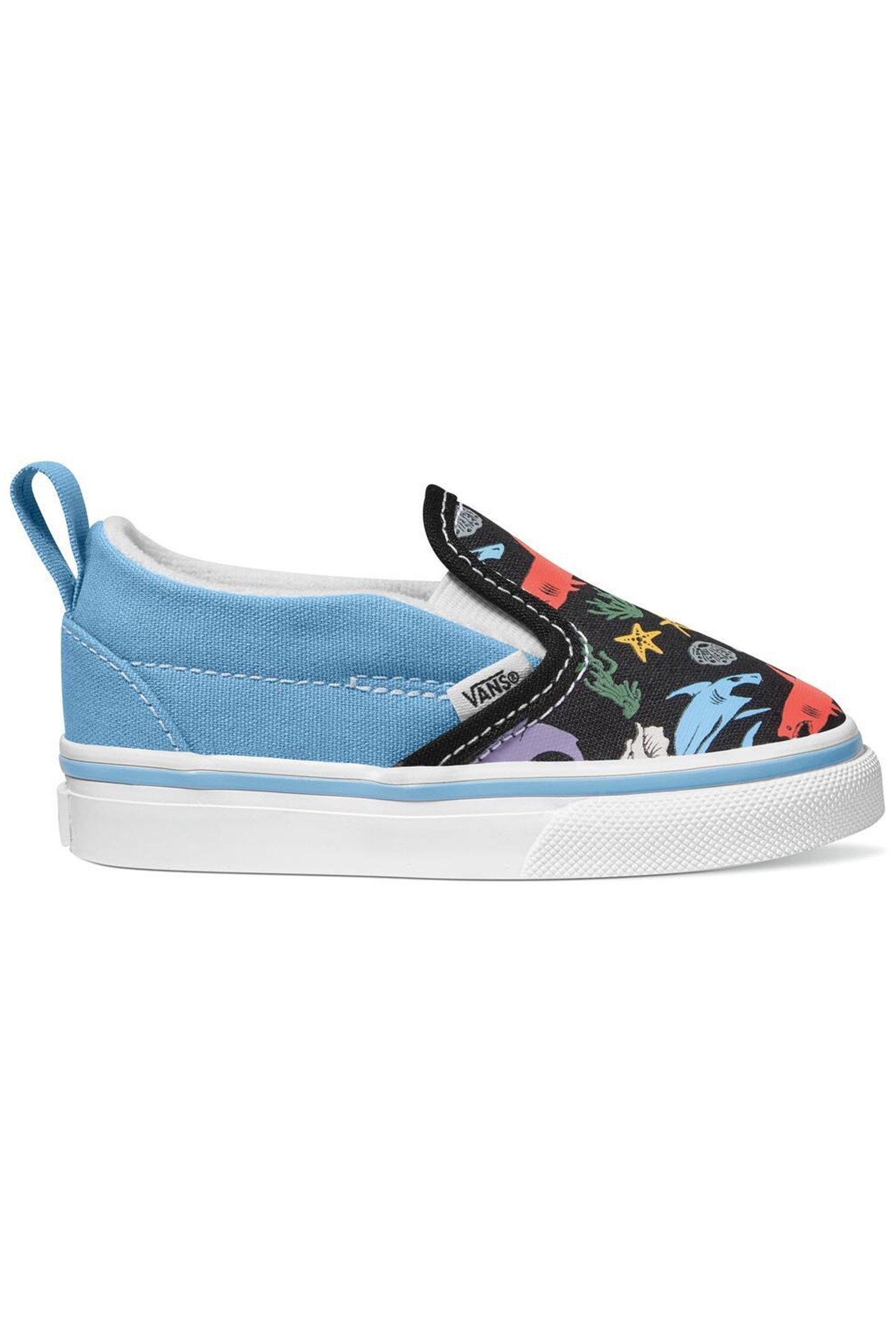 TODDLER SLIP-ON GLOW SHARKS BLUE/MULTI 1