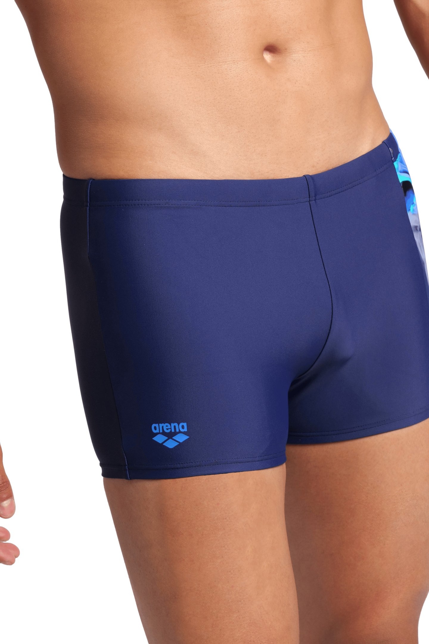 MEN'S ARENA IMAGINARY SWIM SHORT NAVY MULTI 7