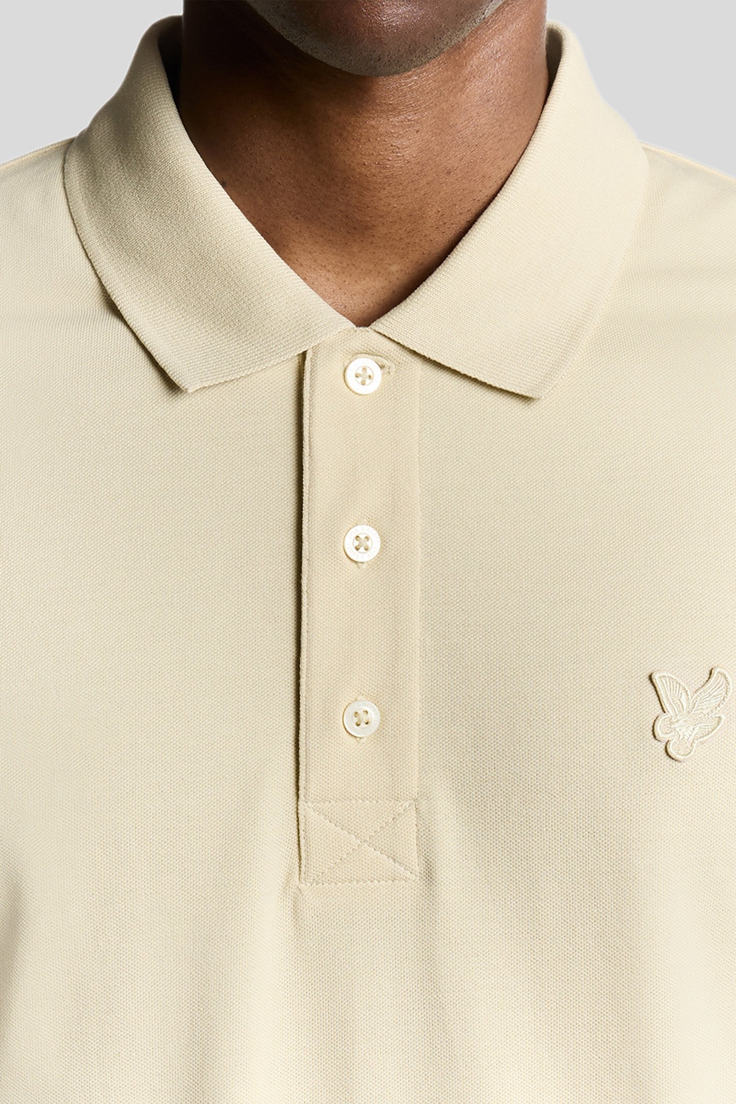 SUPERFINE POLO SHIRT PALE BRASS 5