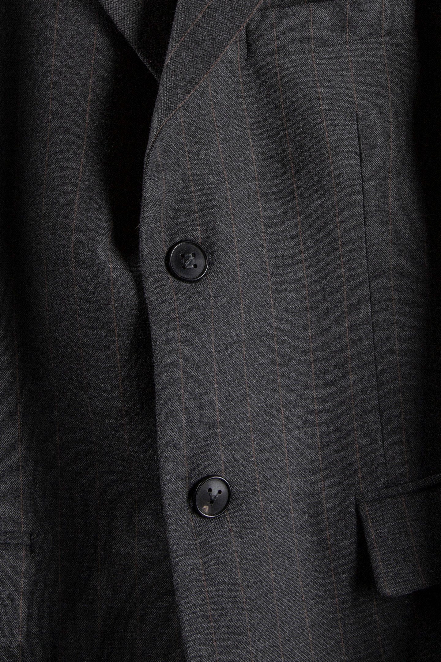 VANILLEH FLANELLE STRIPES BLAZER GRIS CHINE 4