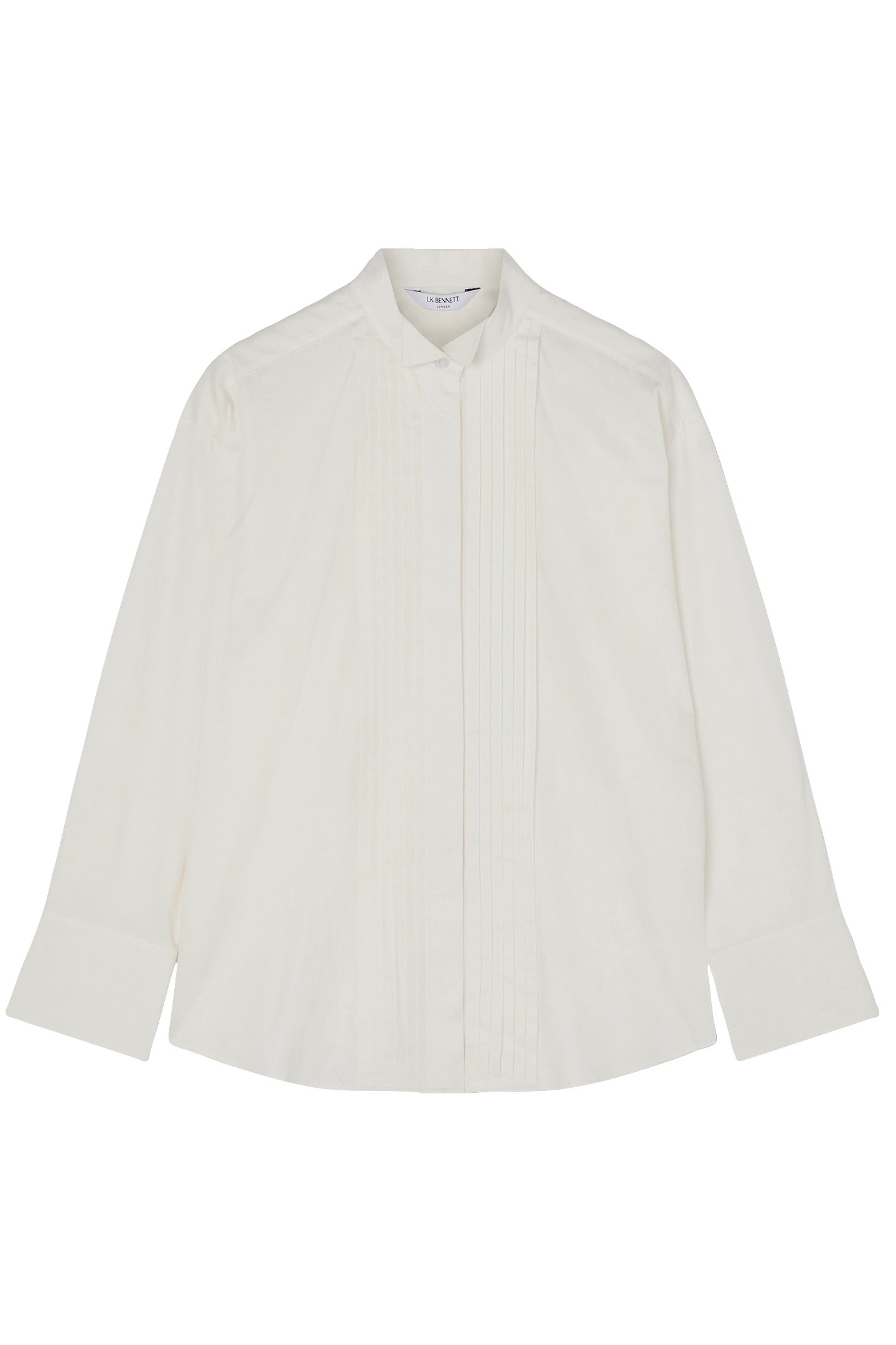 TW COLETTE PLEAT SHIRT WHITE 3