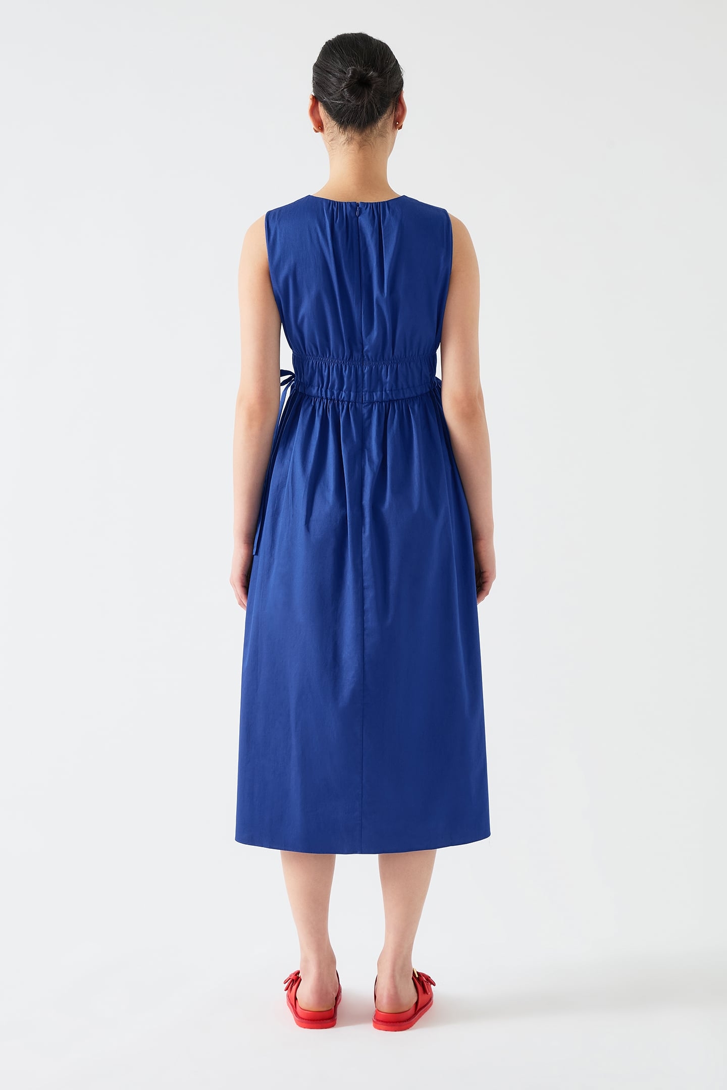 DR LEA TIE WAIST DRESS ULTRA BLUE 2