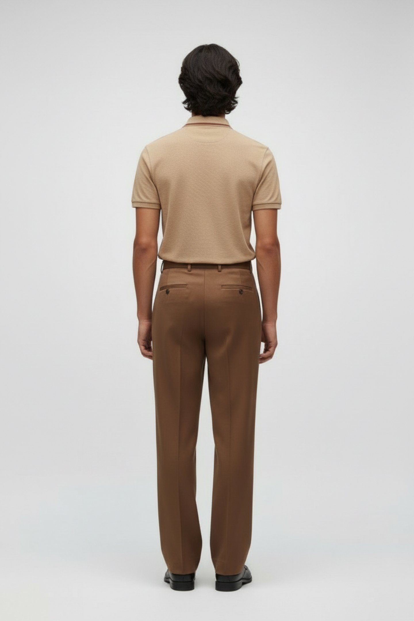 PIQUE SS POLO TAUPE 2