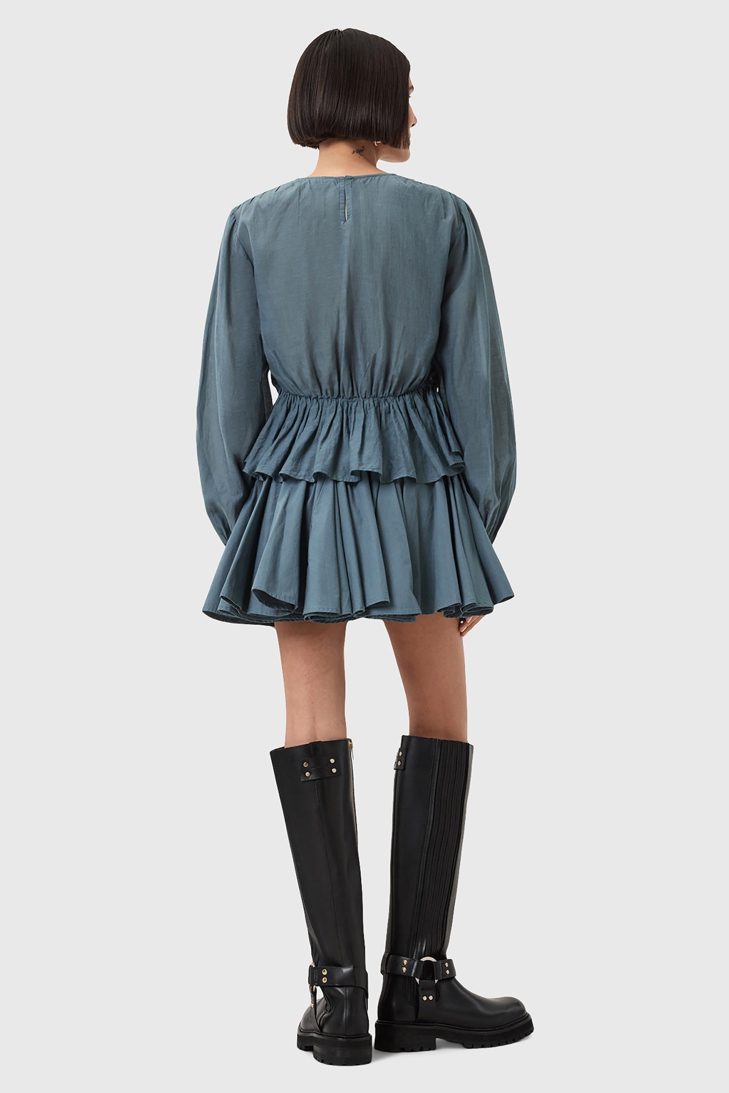 TULIP SKIRT DARK SLATE BLUE 4