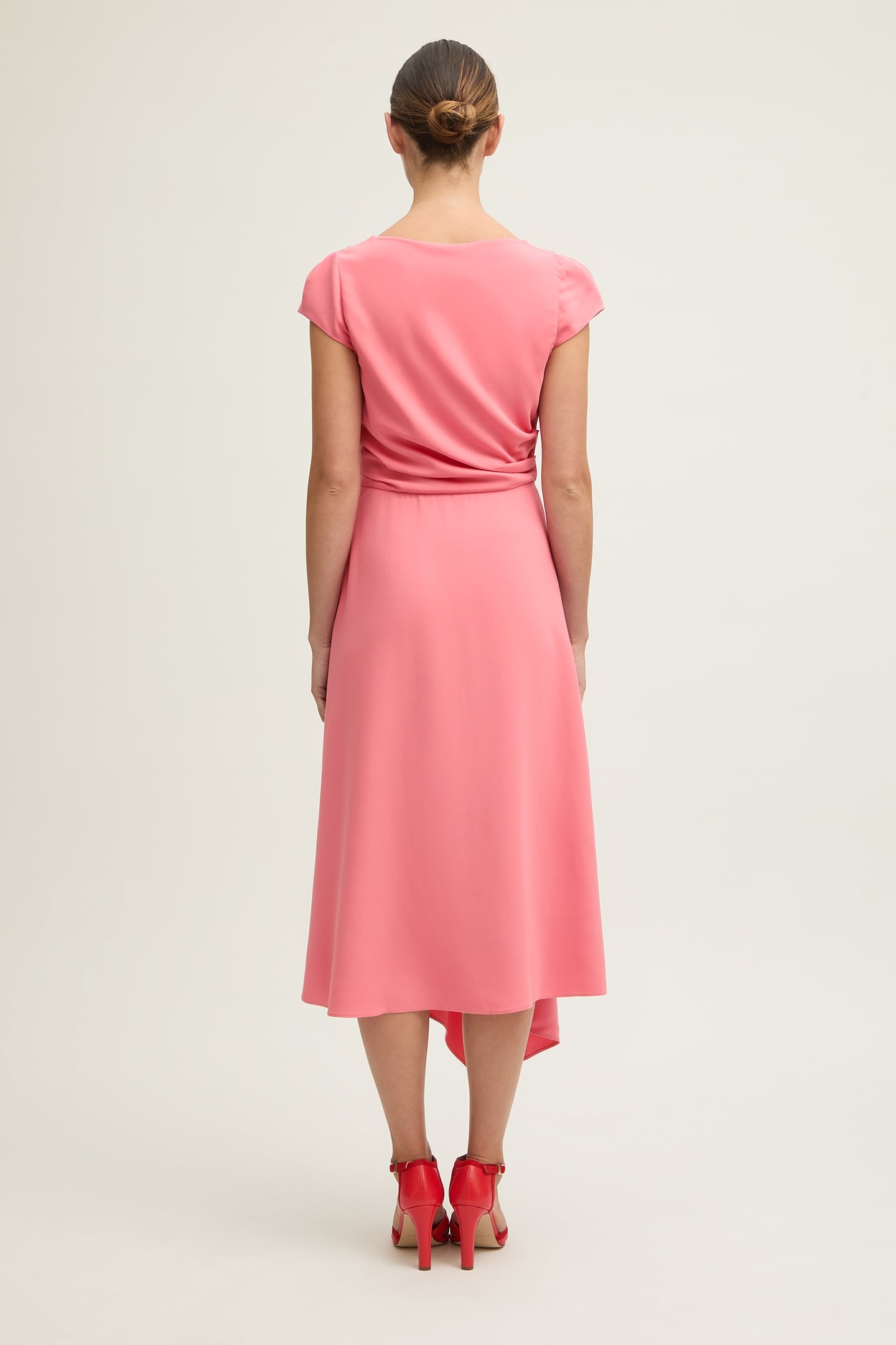 DR MOON CREPE DRESS LIGHT PINK 2