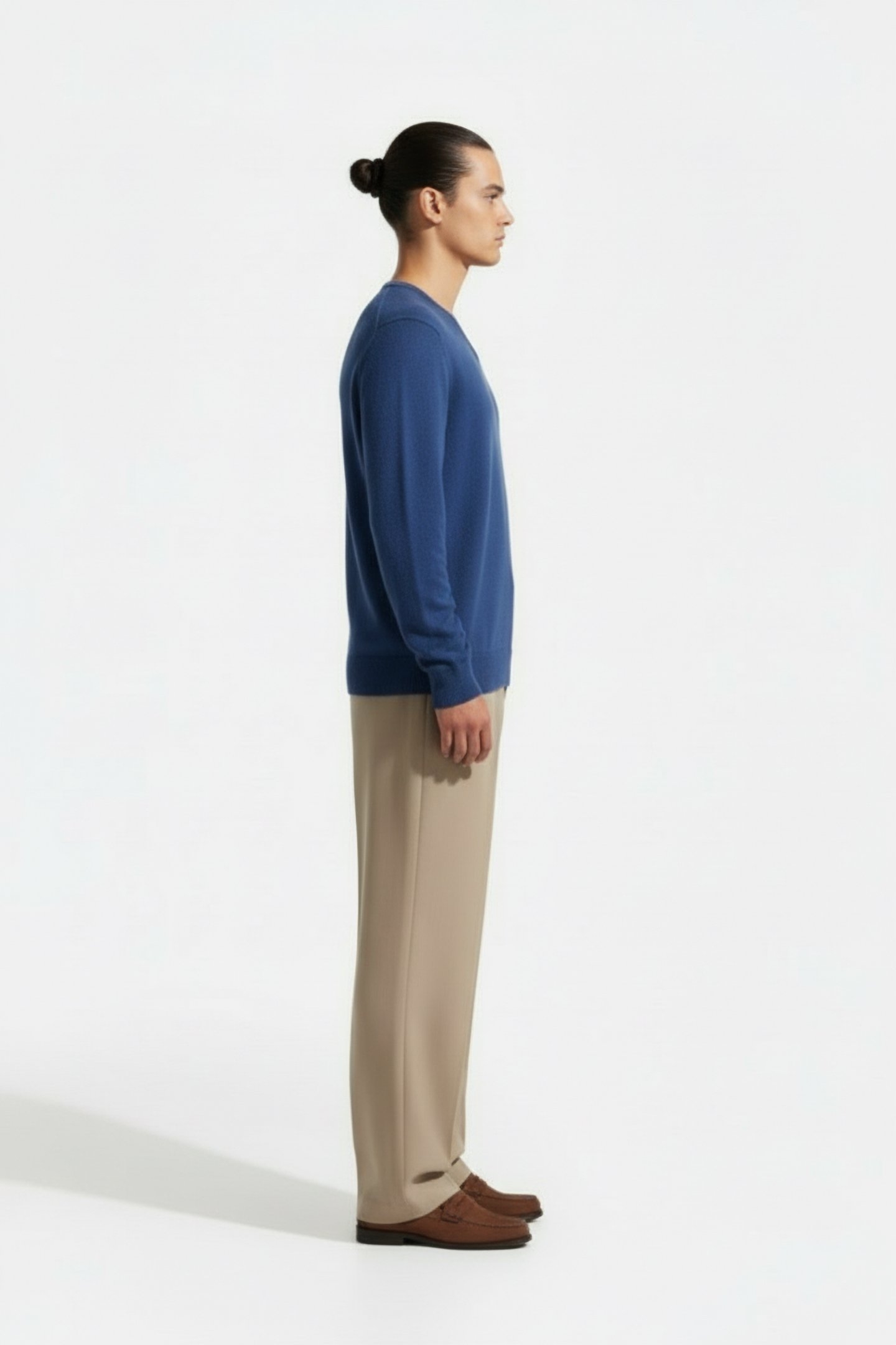 V-NECK SWEATER ROYAL BLUE 3