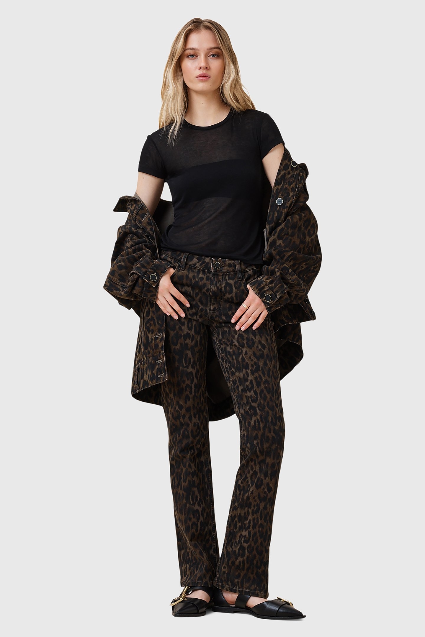 HALDAN SLIM BOOTCUT LEPPO BROWN 3