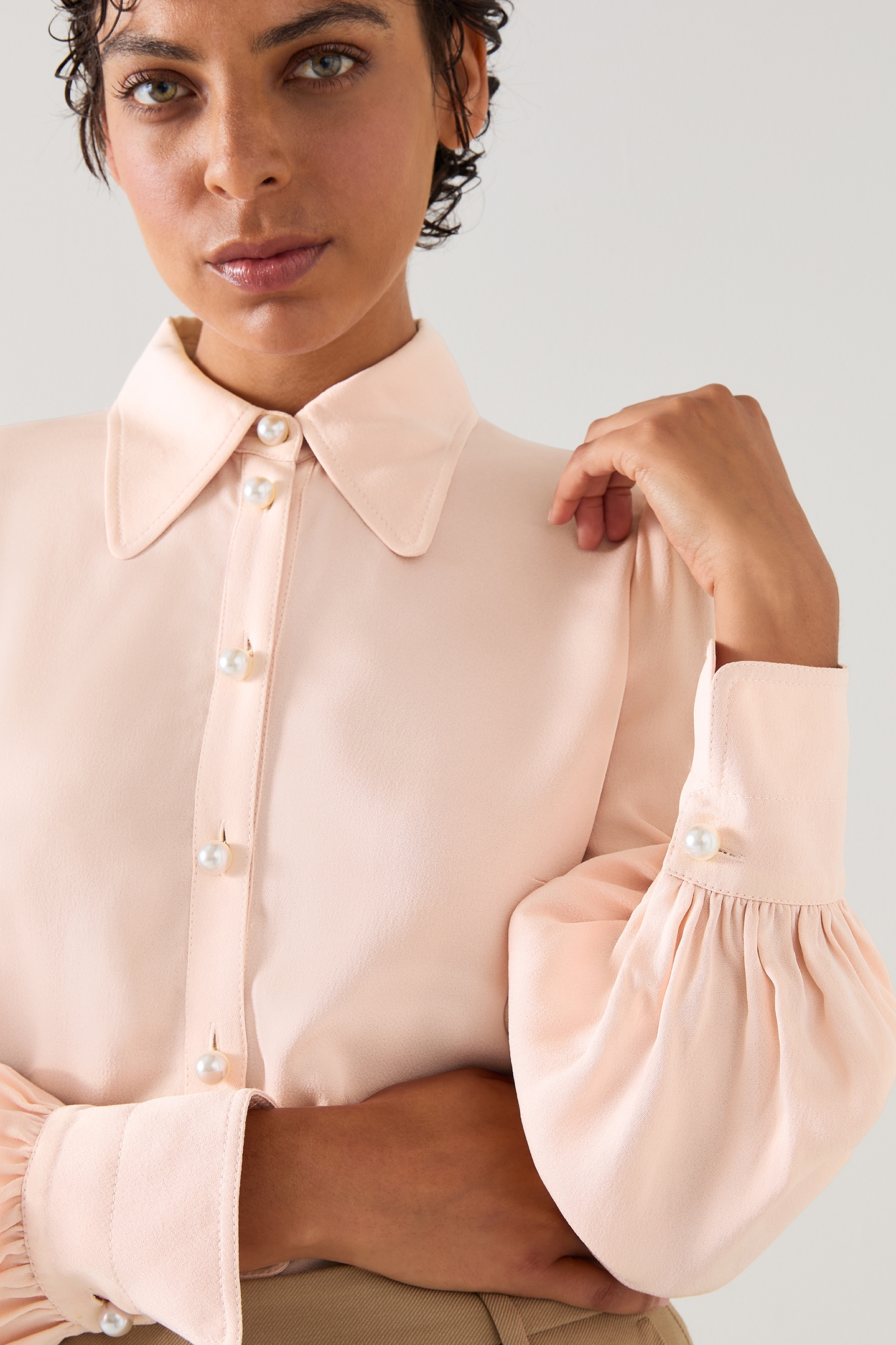 TW SONYA CREPE BLOUSE PINK 6