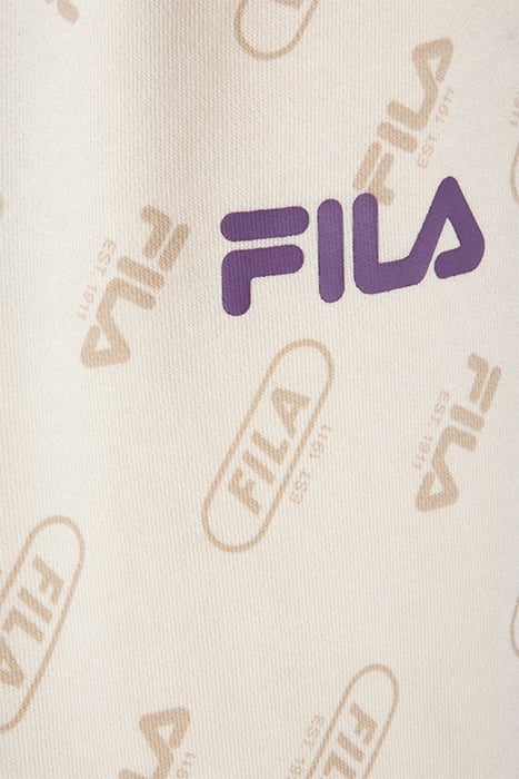 GIRLS LOITZENDORF AOP SWEAT PANTS ANTIQUE WHITE PILL LOGO AO 3