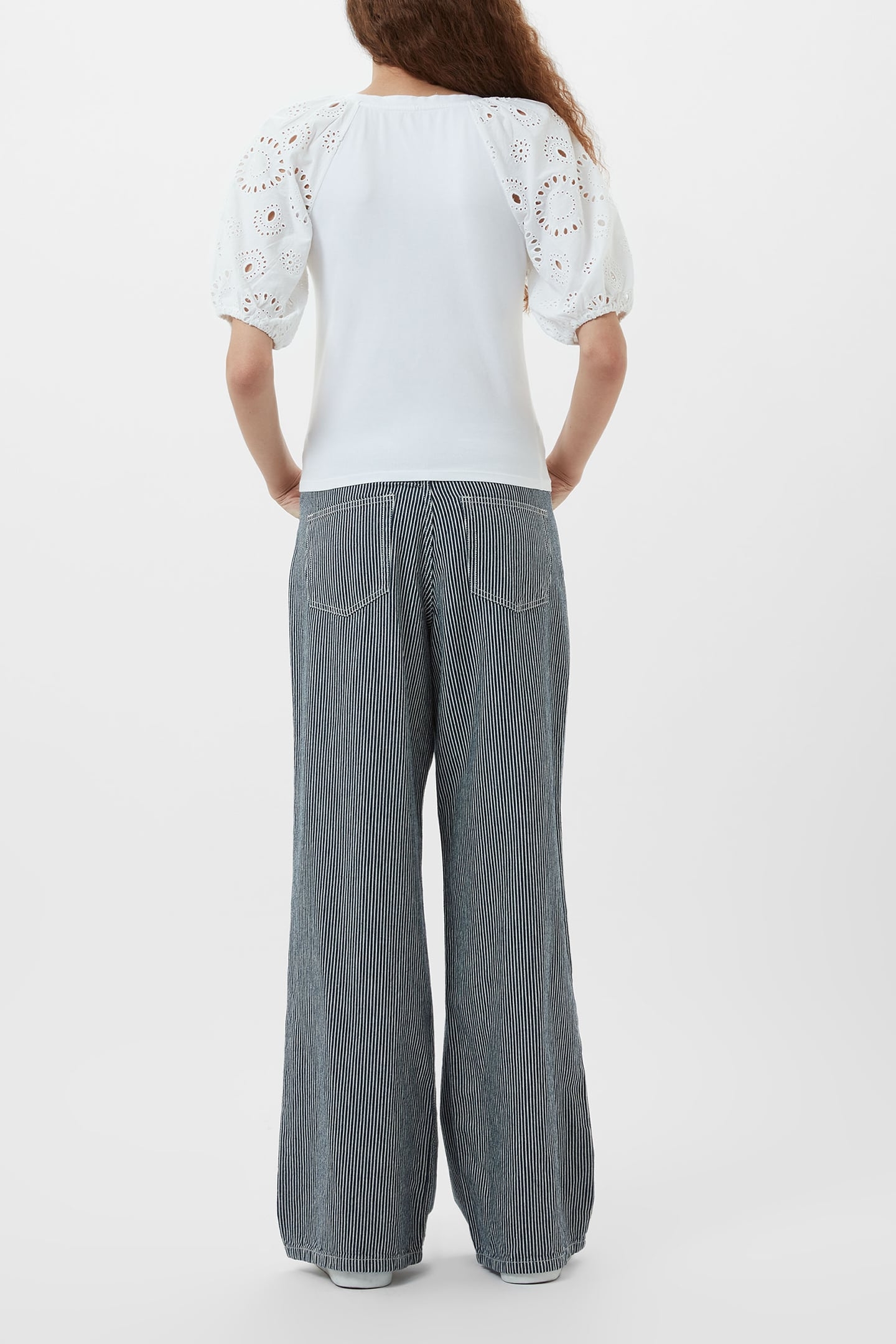 ROSANA ANGLAISE TOP LINEN WHITE 3