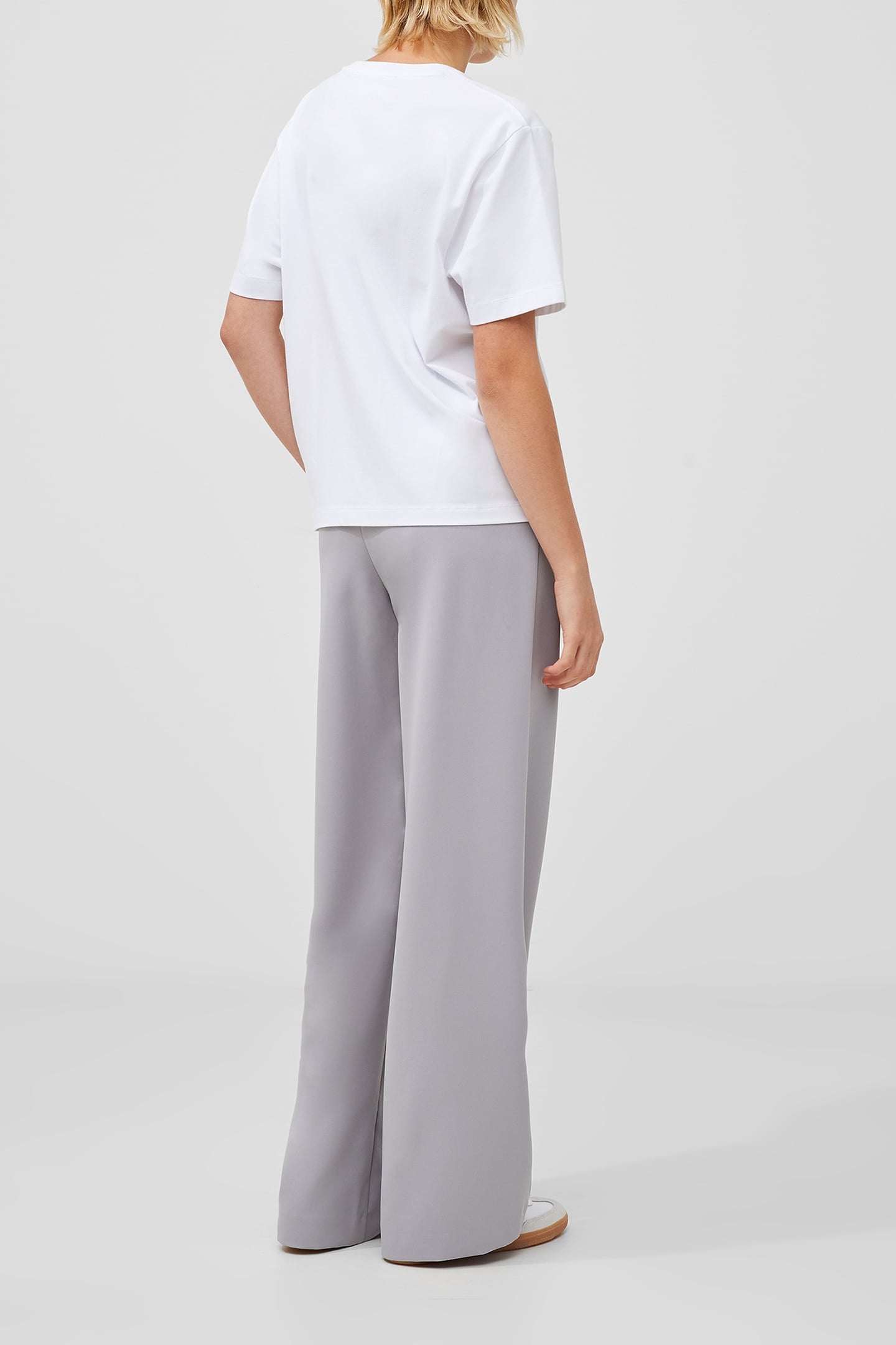 RALLIE COTTON ROUCHED T-SHIRT LINEN WHITE 3