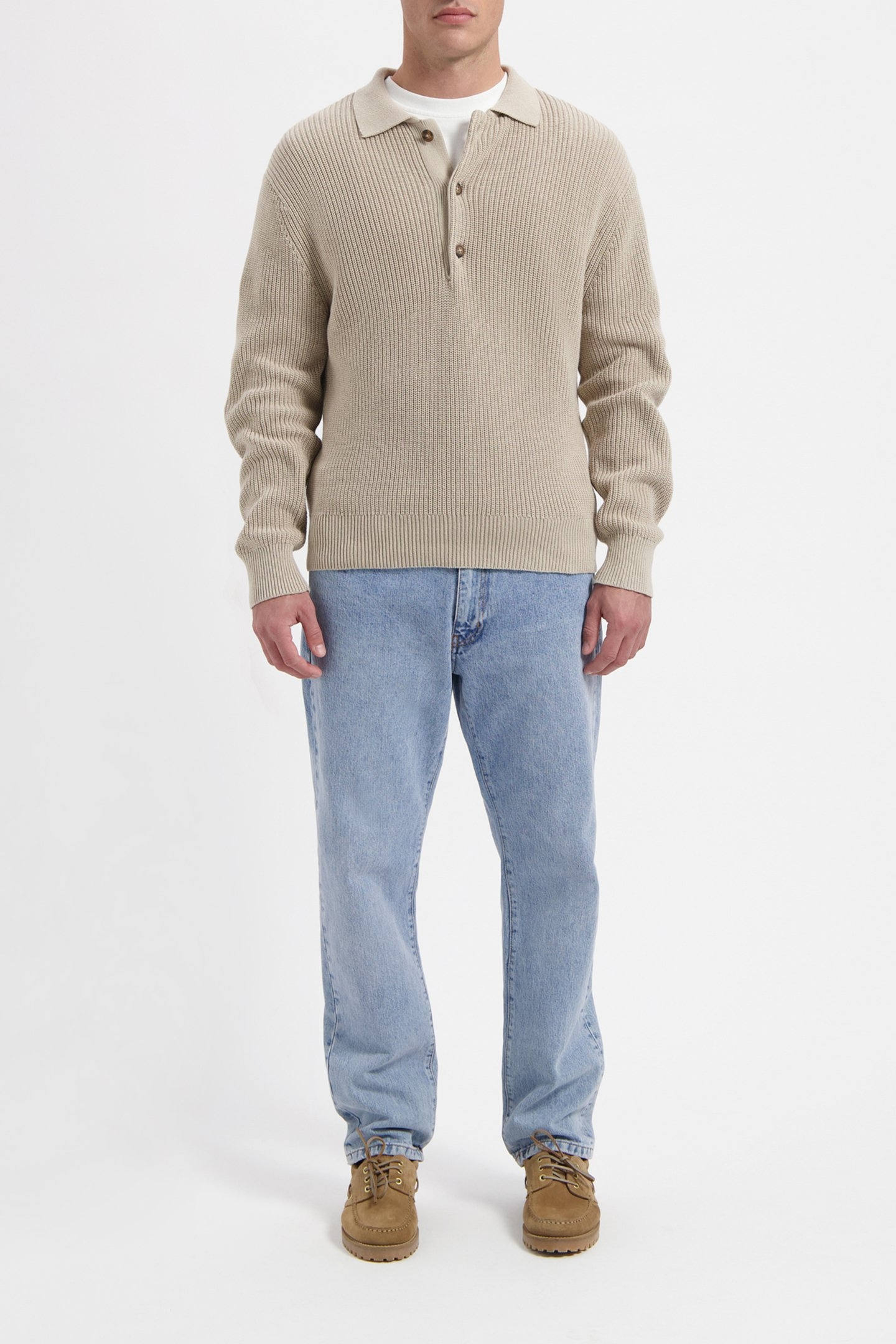 WAL – MILES LS POLO TAUPE 2