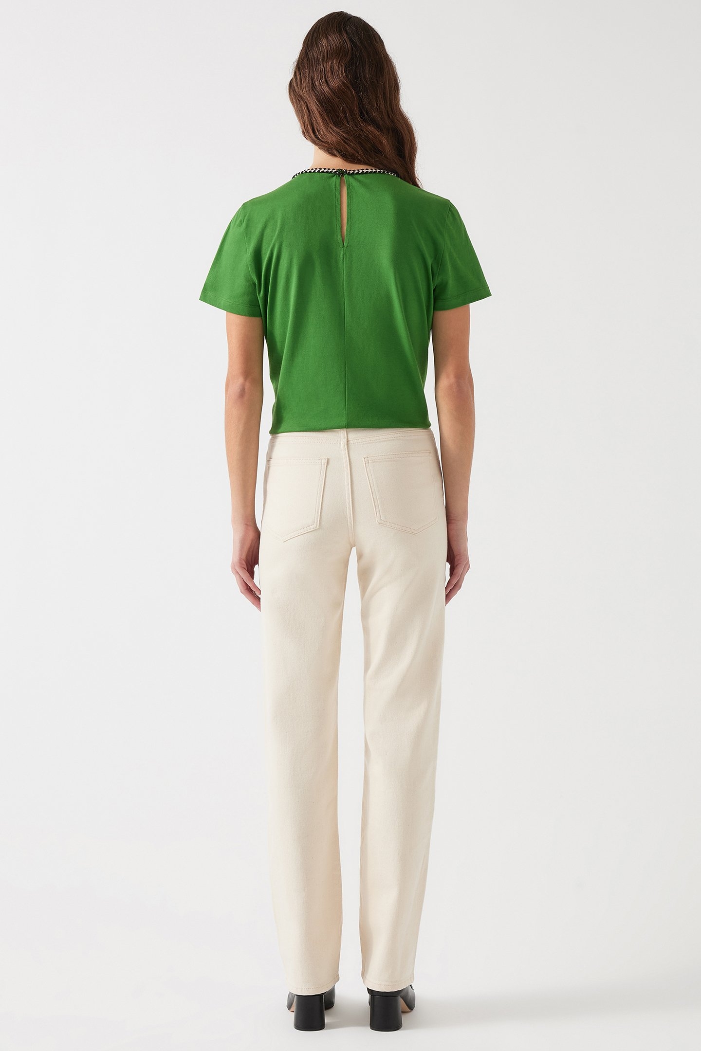 TJ VITA TAPE TRIM T-SHIRT GREEN 2