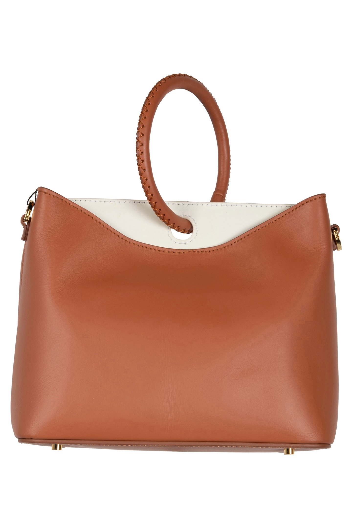 SIMONE LEATHER ORANGE/WHITE 2