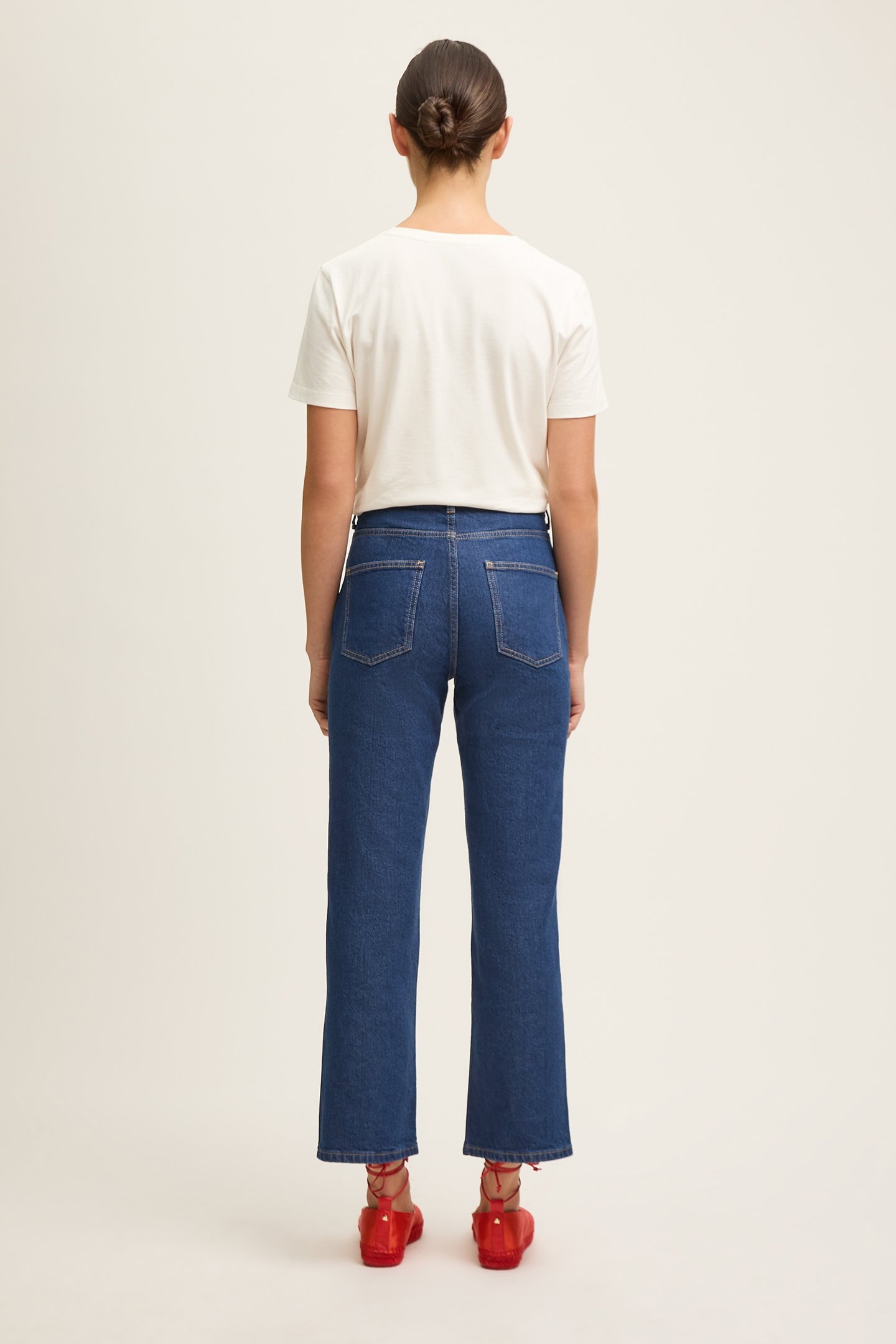 TJ HALLY FRILL SHIRT IVORY 2