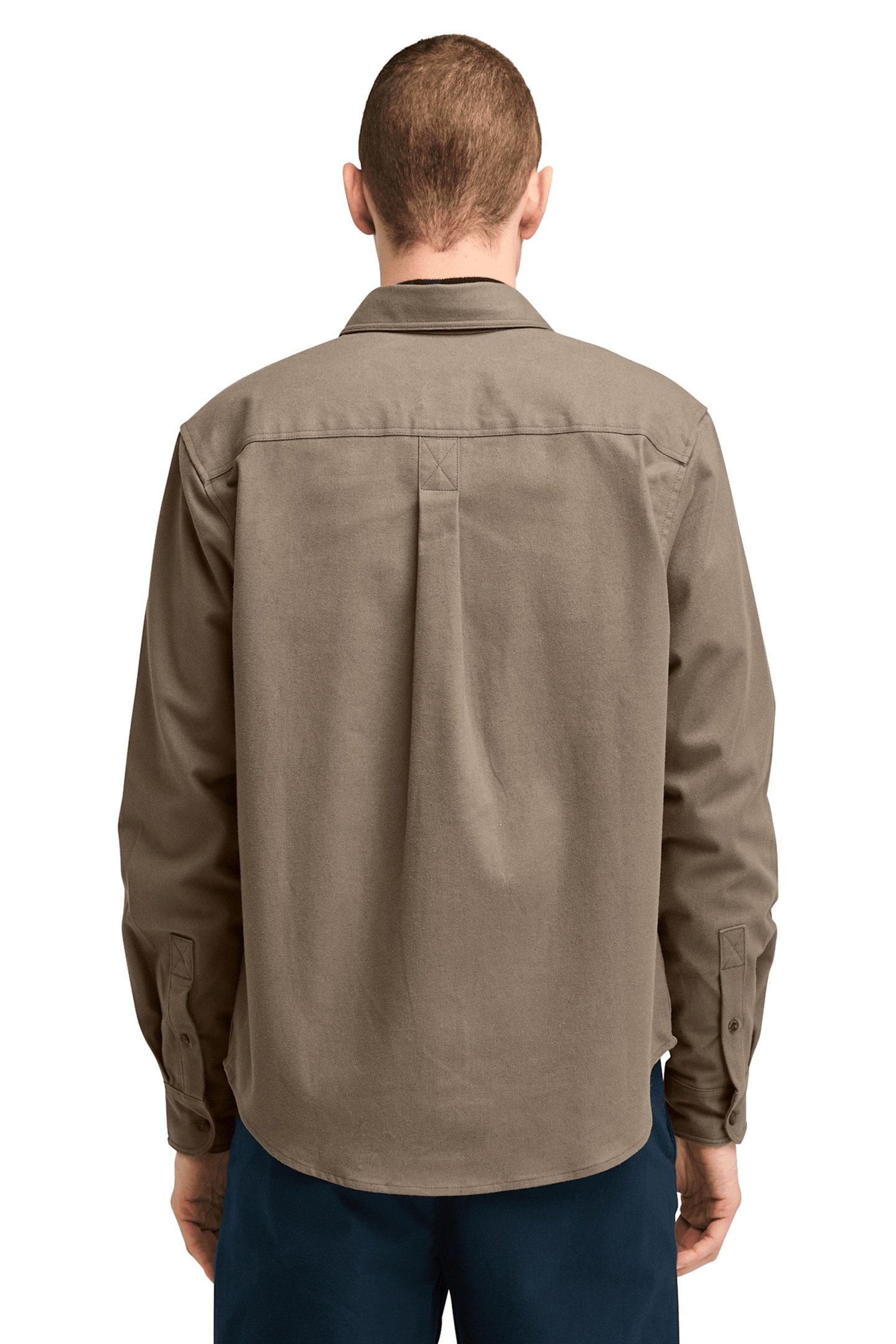 WINDHAM BRUSHED TWILL OVERSHIRT CHOCOLATE CHIP 2