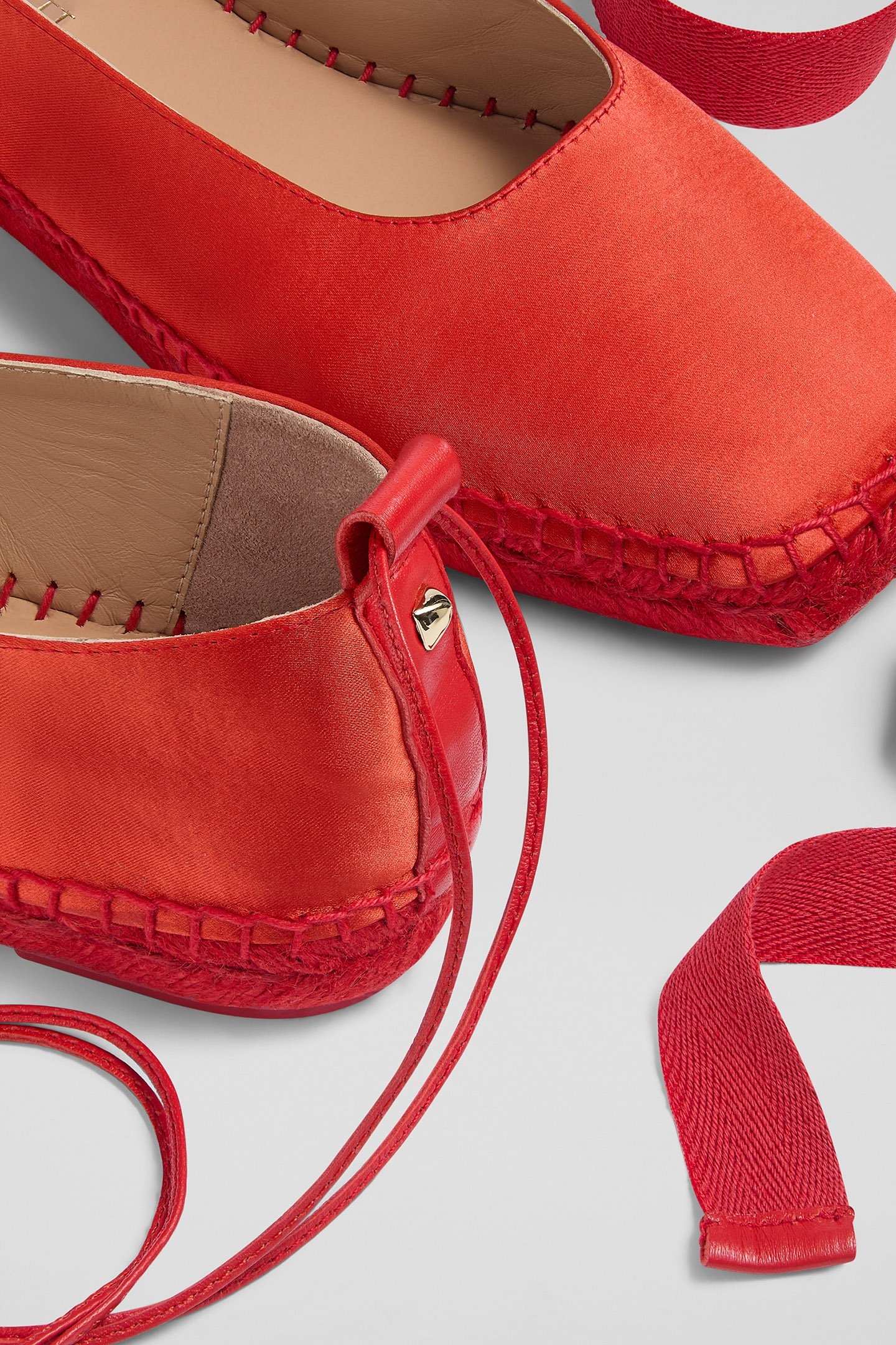 FL MIA ANKLE TIE ESPADRIL RED 5