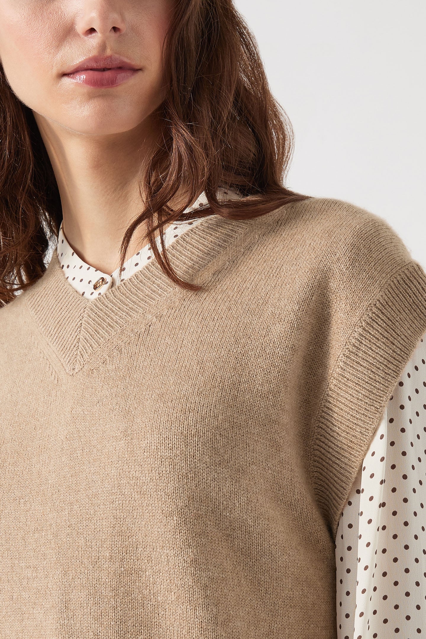 TK NILA V-NECK KNIT TANK CINNAMON 5