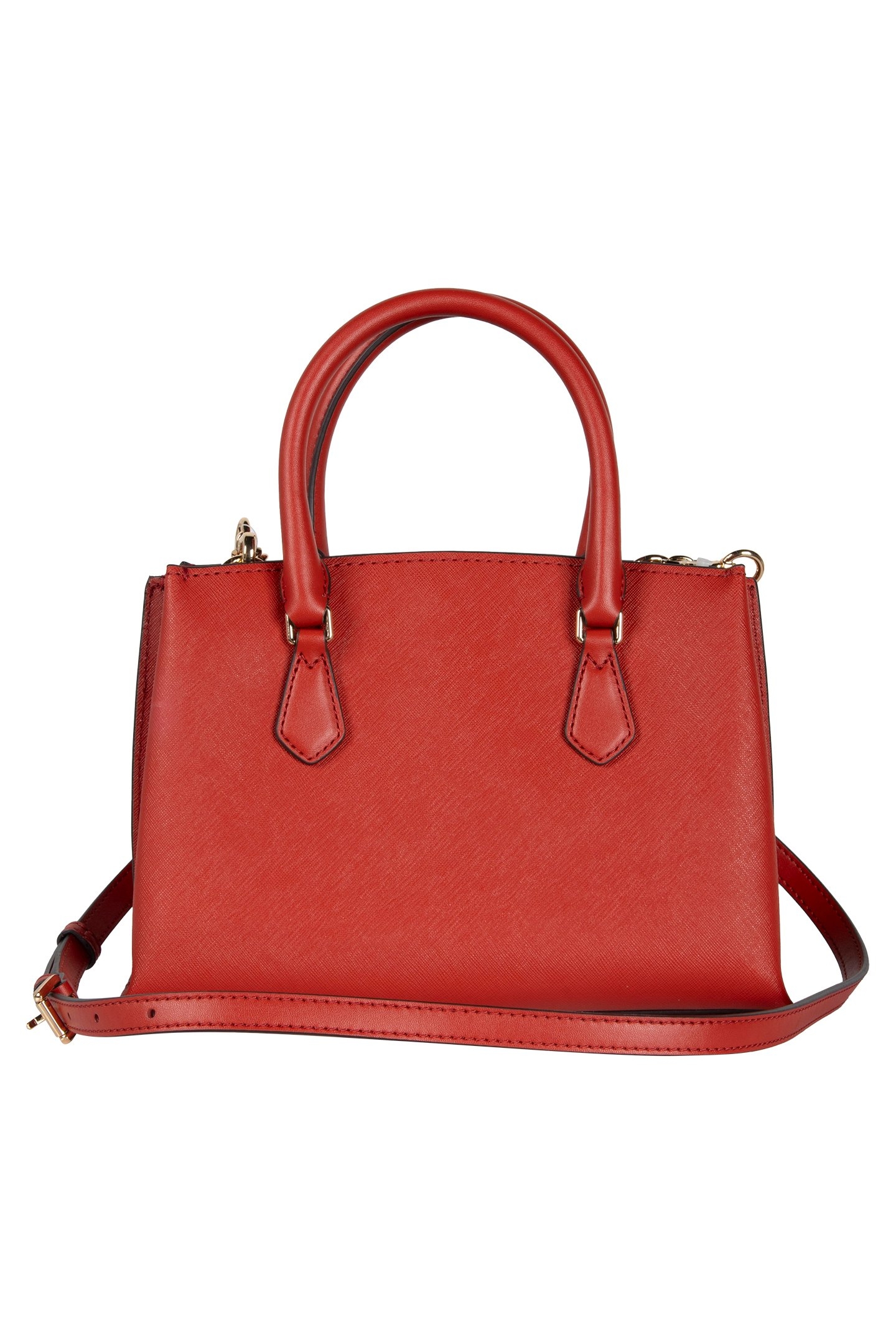 SATCHEL BAG IN BROWN WITH LOGO STRAP 2