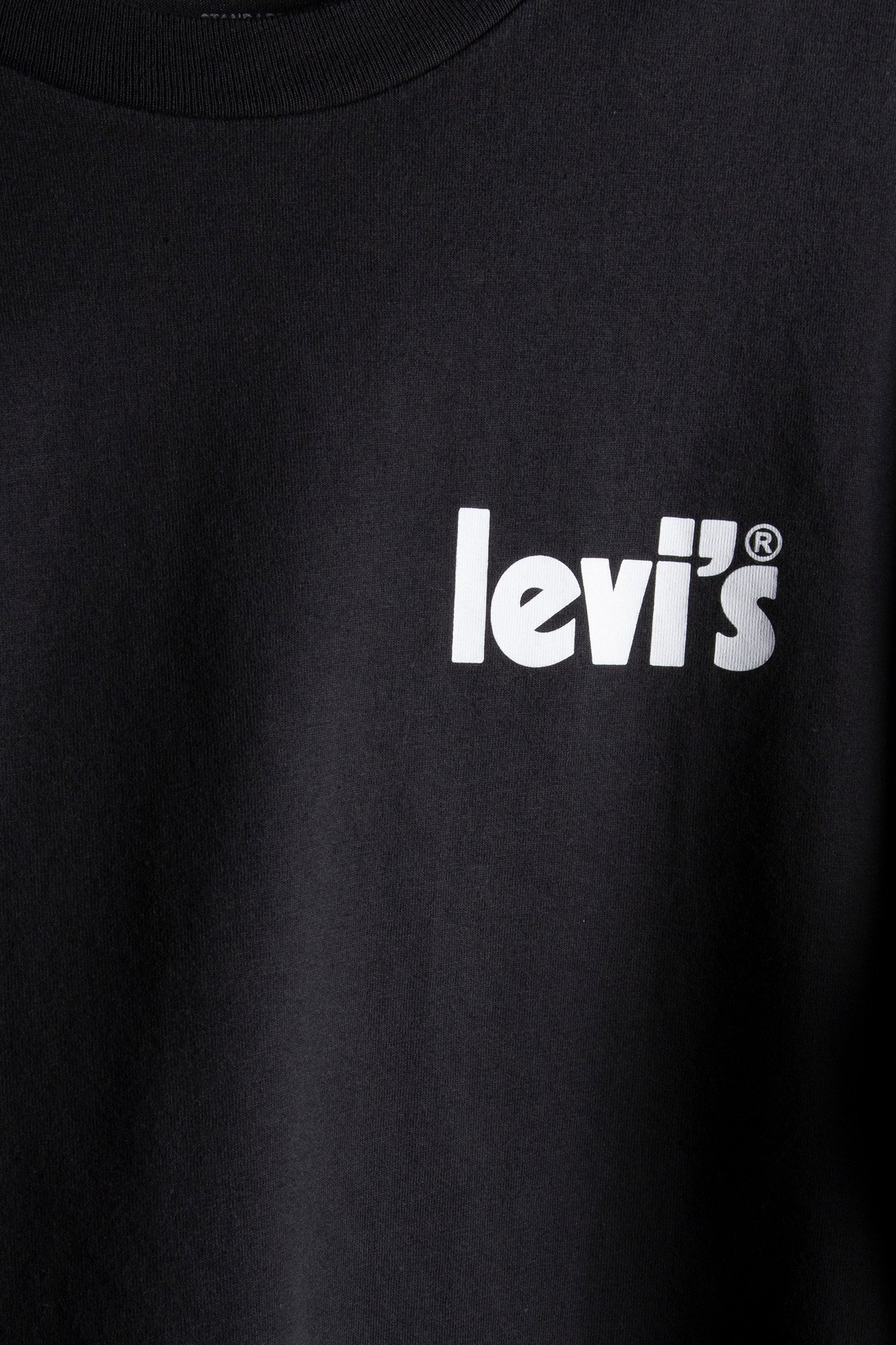 GRAPHIC CREWNECK TEE POSTER LOGO BLACK 4