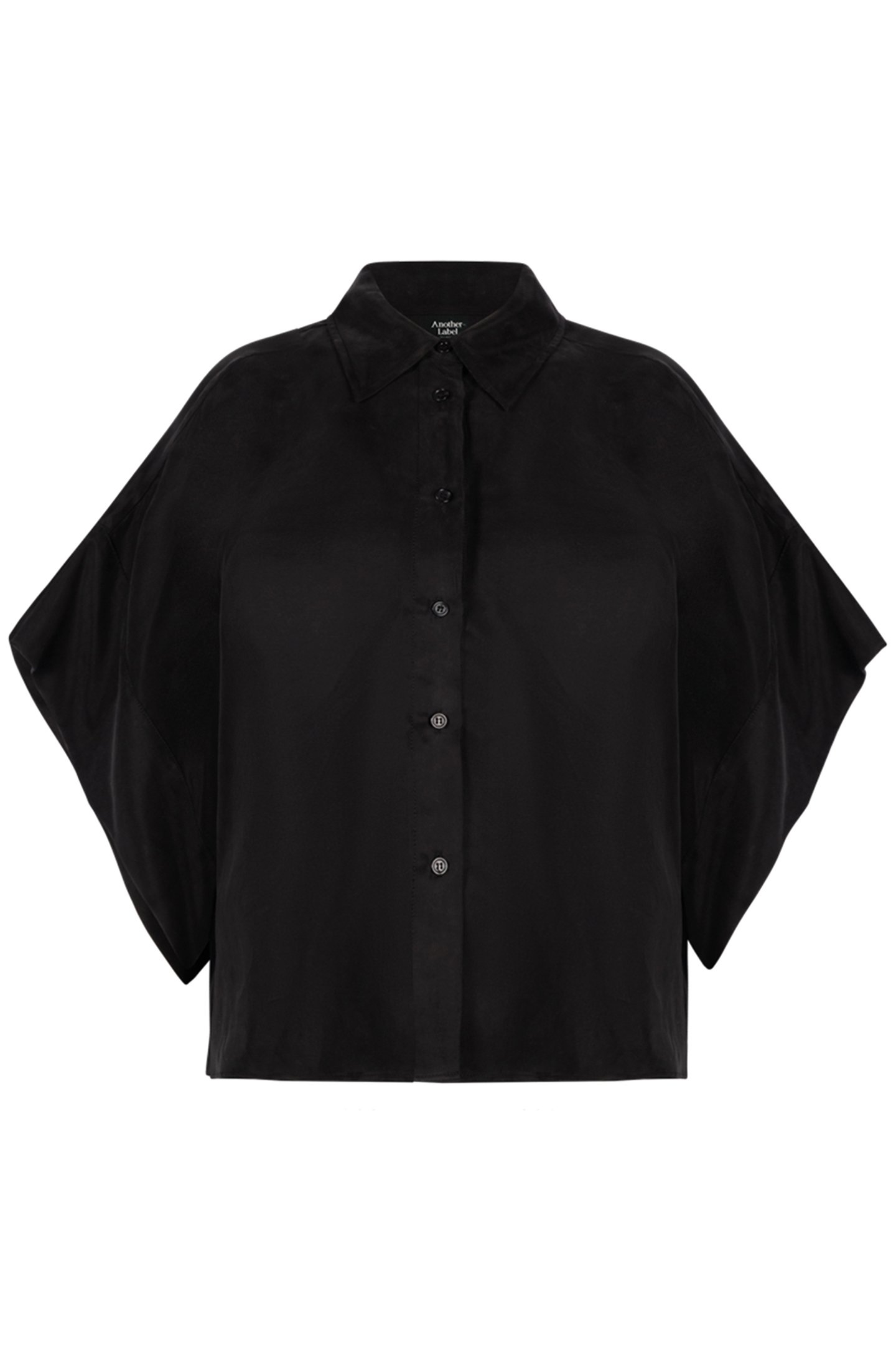 LUCY SHIRT SHORT SLEEVE BLACK 2