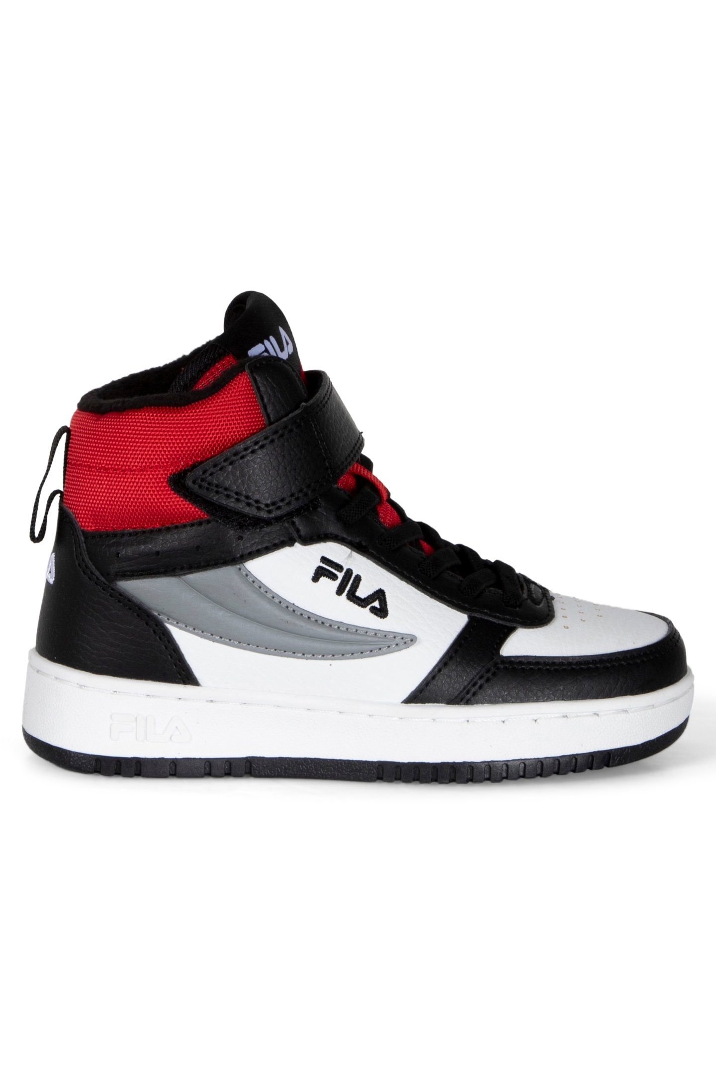 UNISEX FILA REGA NF MID VELCRO WHITE-BLACK-FILA RED 1