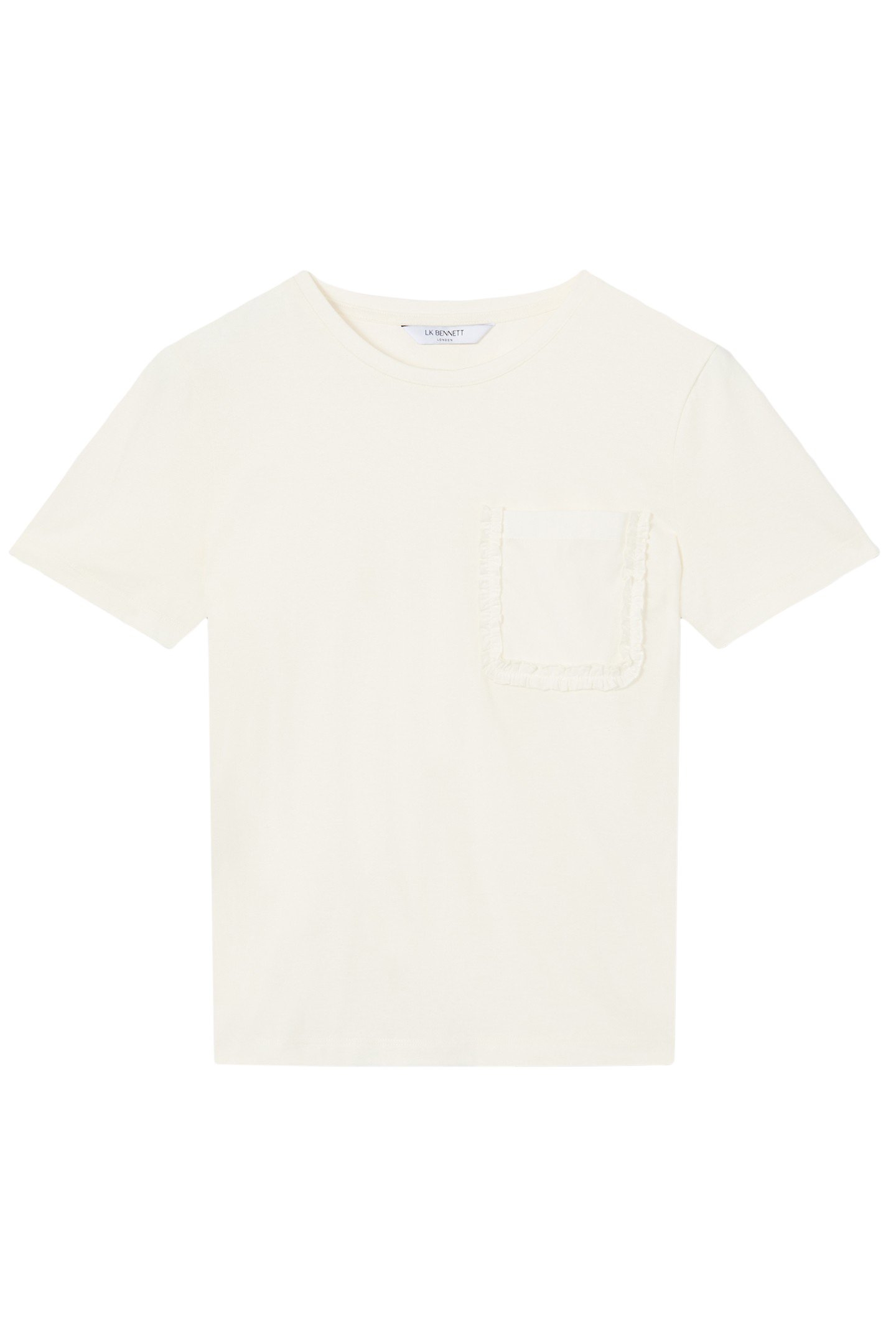 TJ HALLY FRILL SHIRT IVORY 3