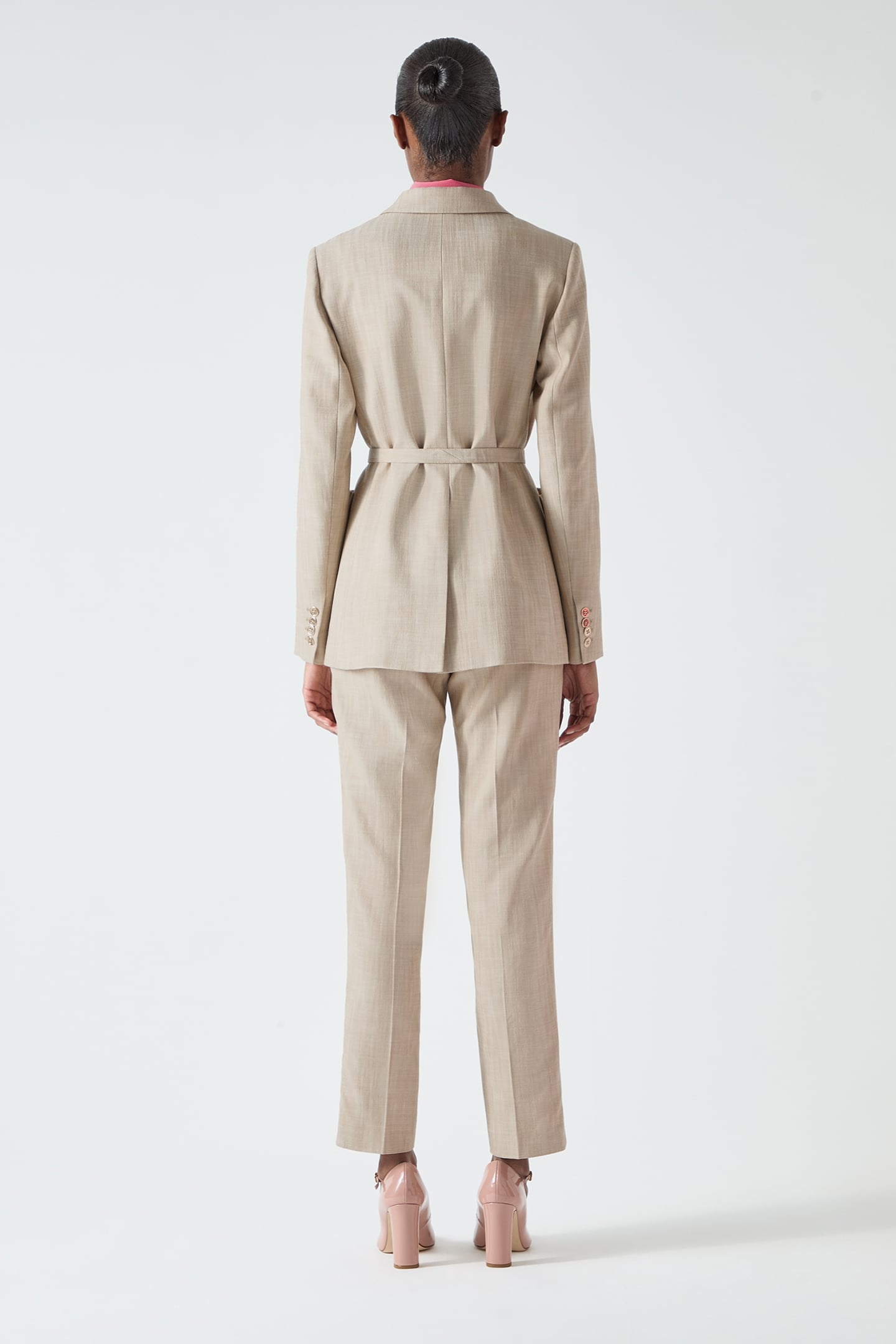 JK AMELIA BELTED JACKET BEIGE 2